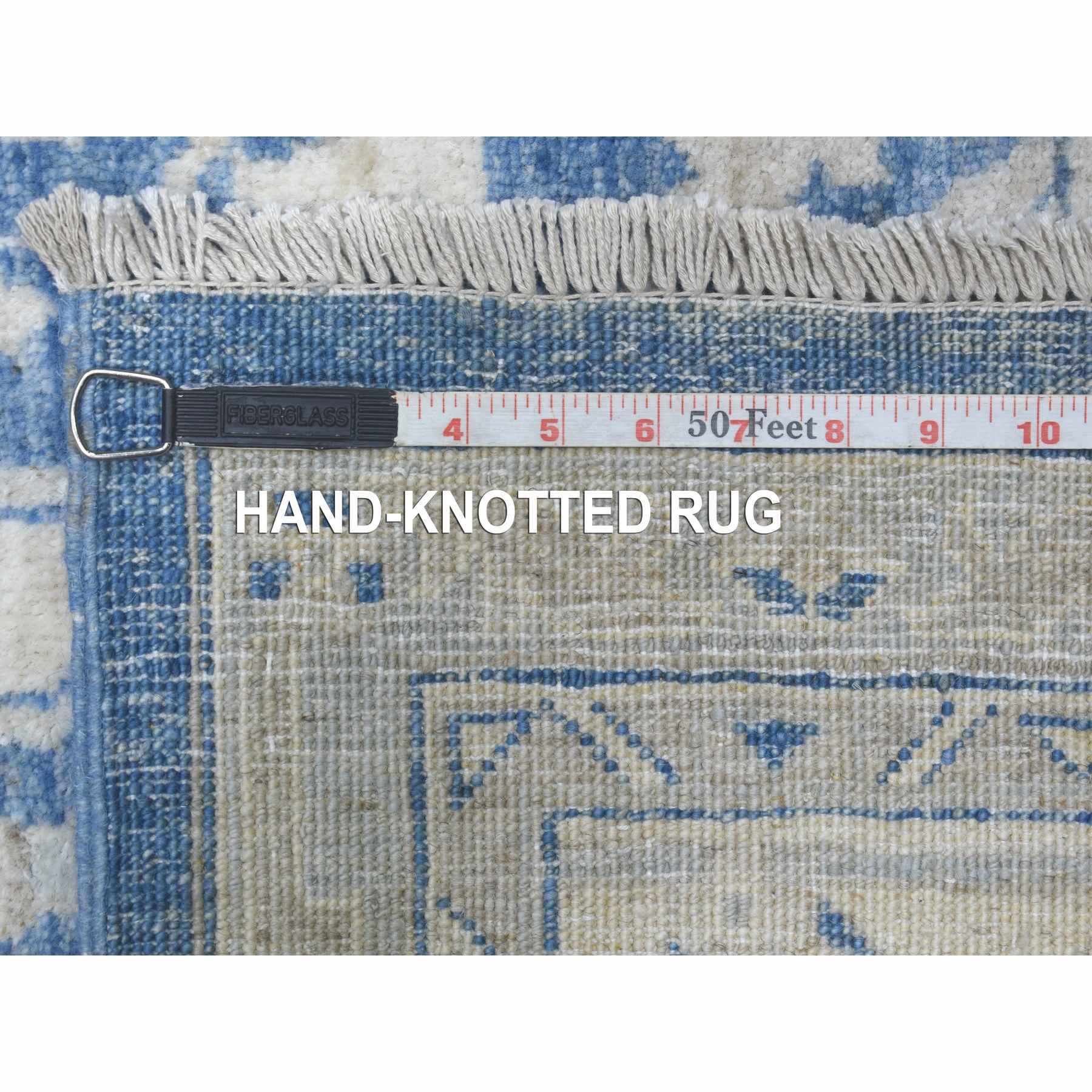Oushak-And-Peshawar-Hand-Knotted-Rug-341620