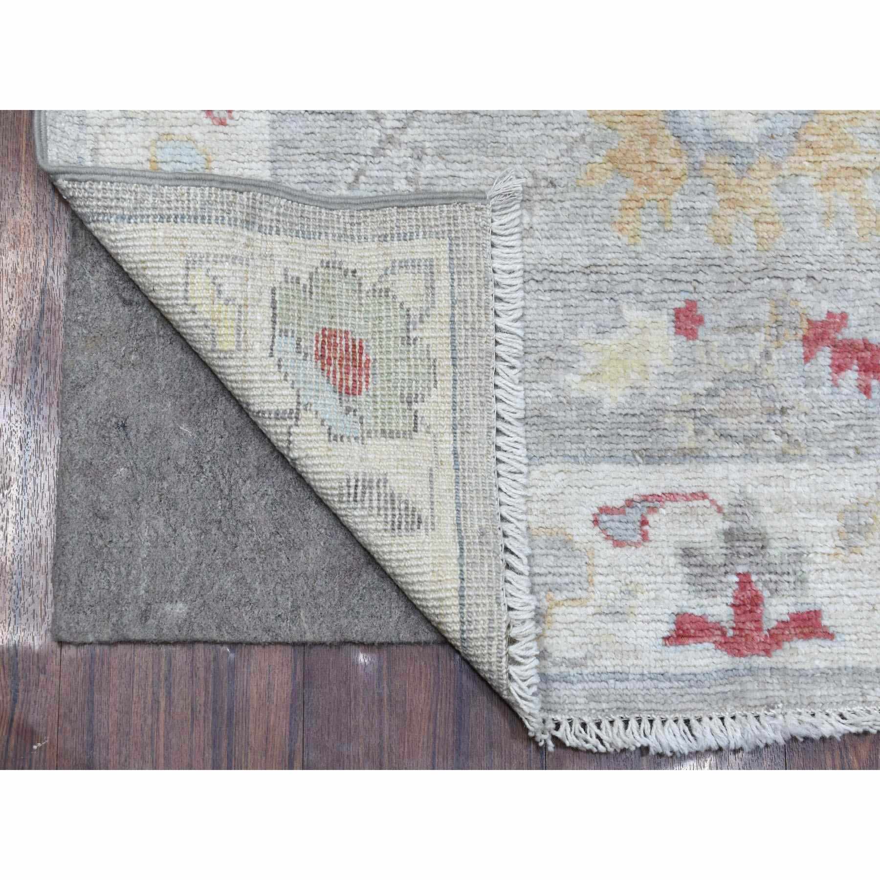 Oushak-And-Peshawar-Hand-Knotted-Rug-341980