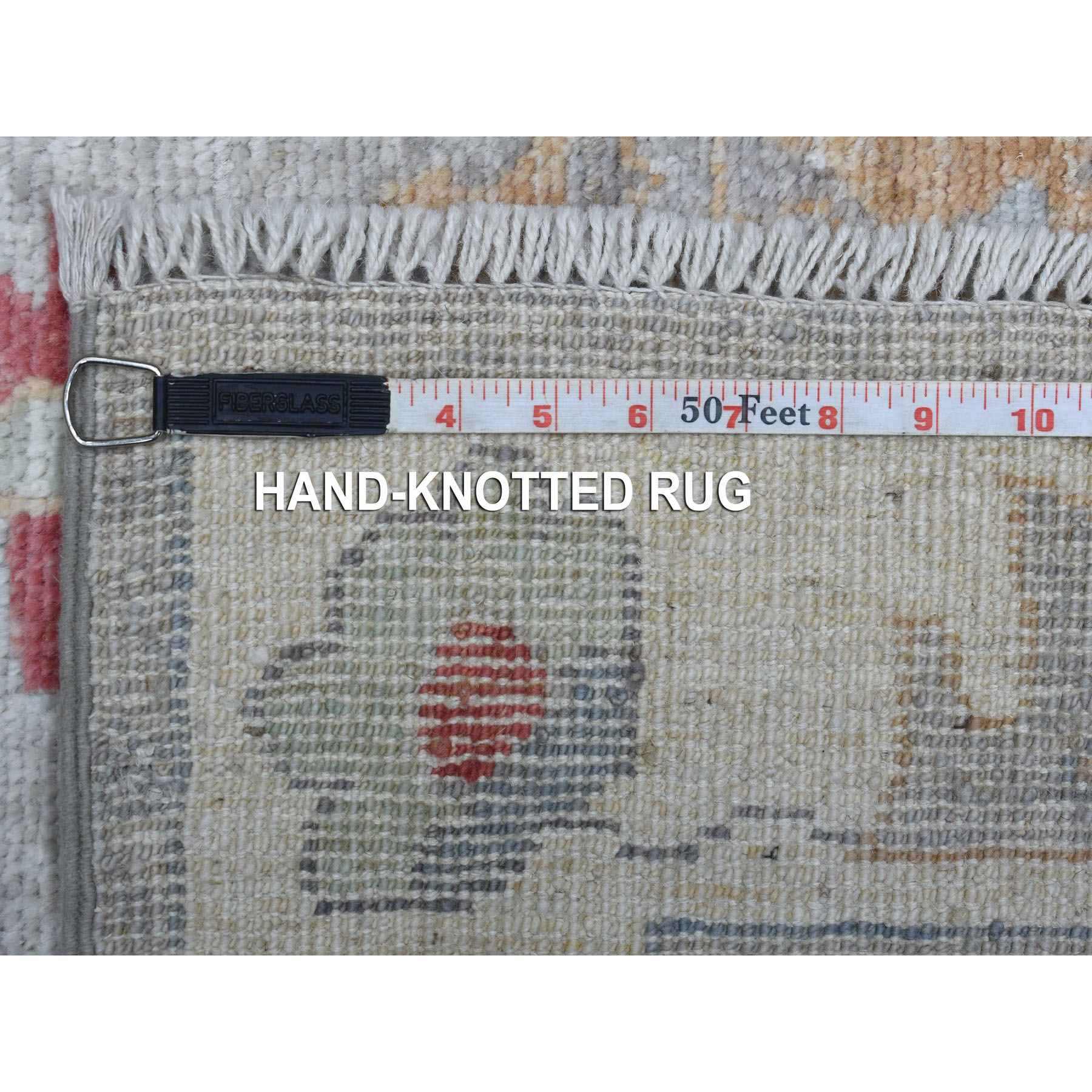 Oushak-And-Peshawar-Hand-Knotted-Rug-341980