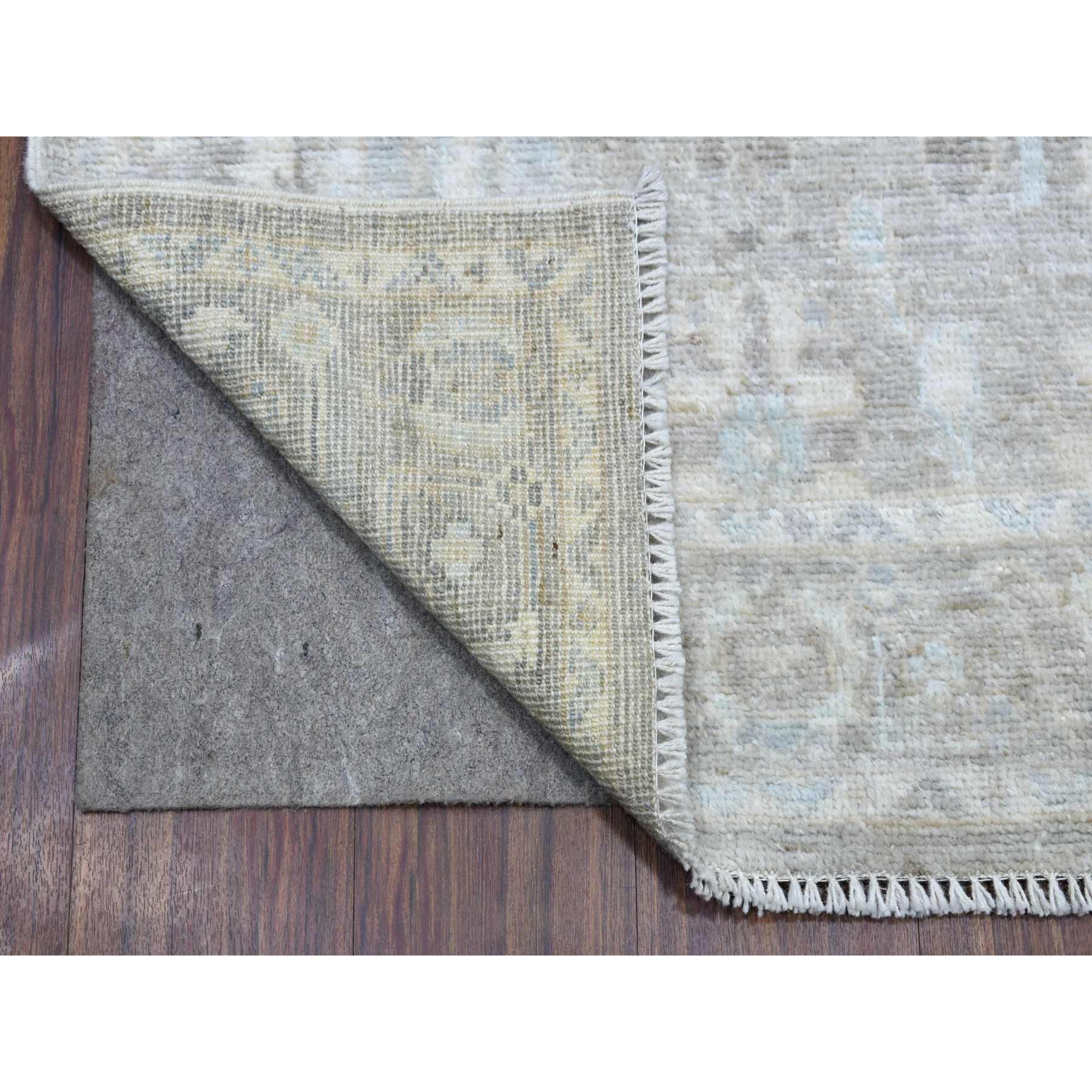 Oushak-And-Peshawar-Hand-Knotted-Rug-342035