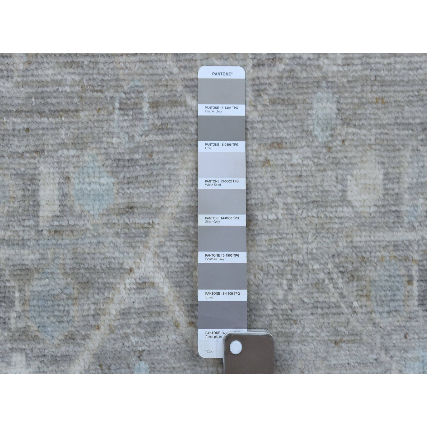 Oushak-And-Peshawar-Hand-Knotted-Rug-342035