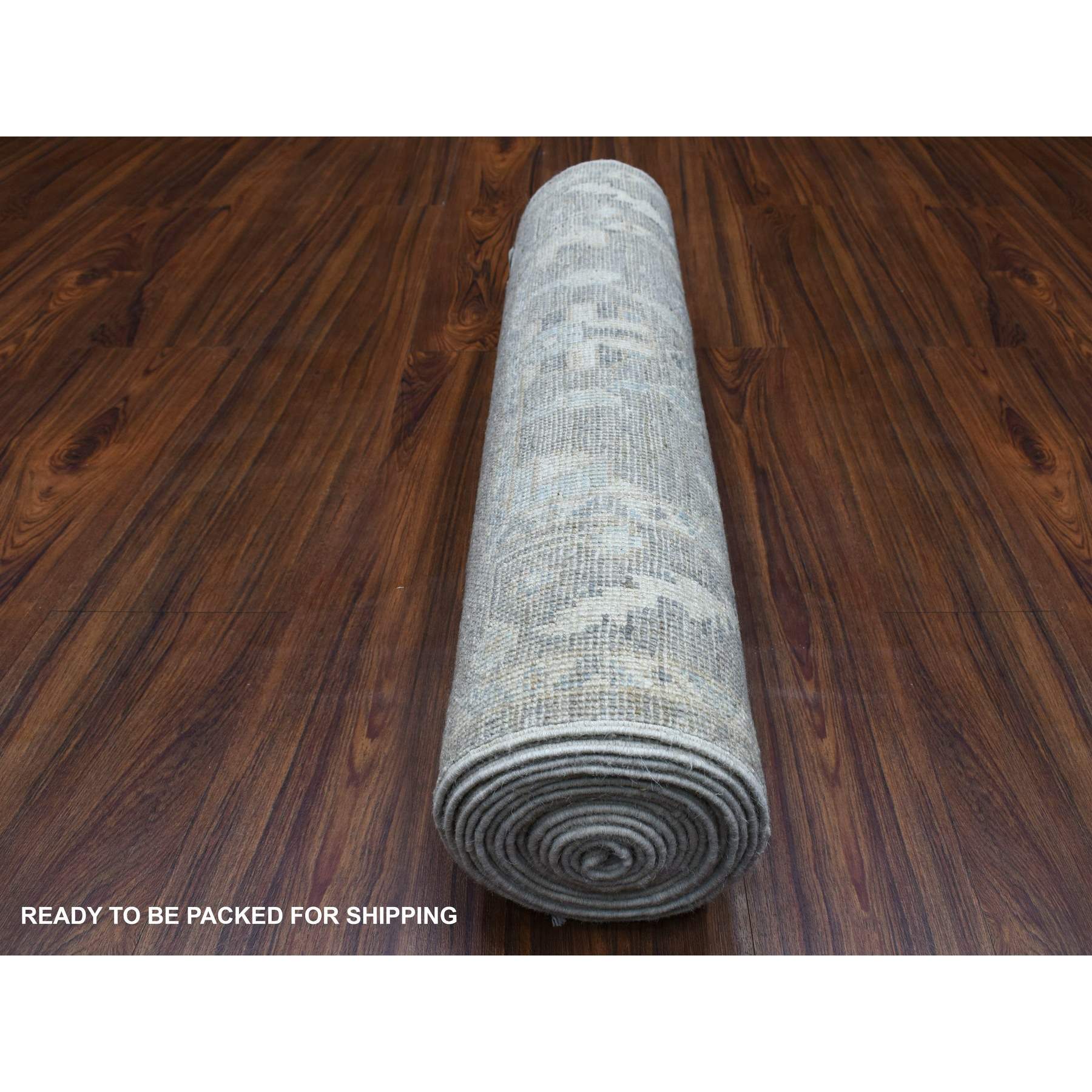 Oushak-And-Peshawar-Hand-Knotted-Rug-342035