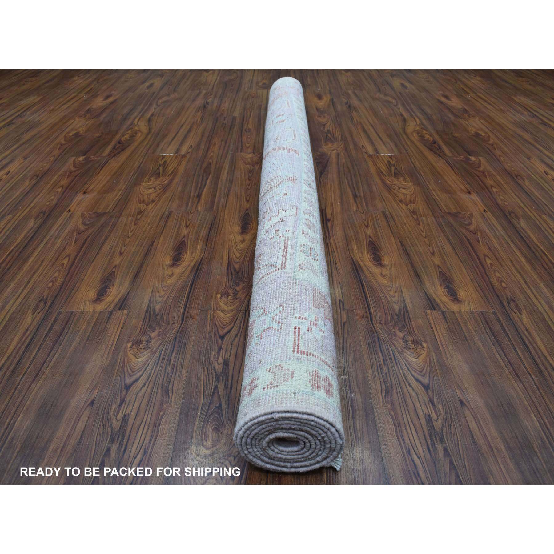 Oushak-And-Peshawar-Hand-Knotted-Rug-342230