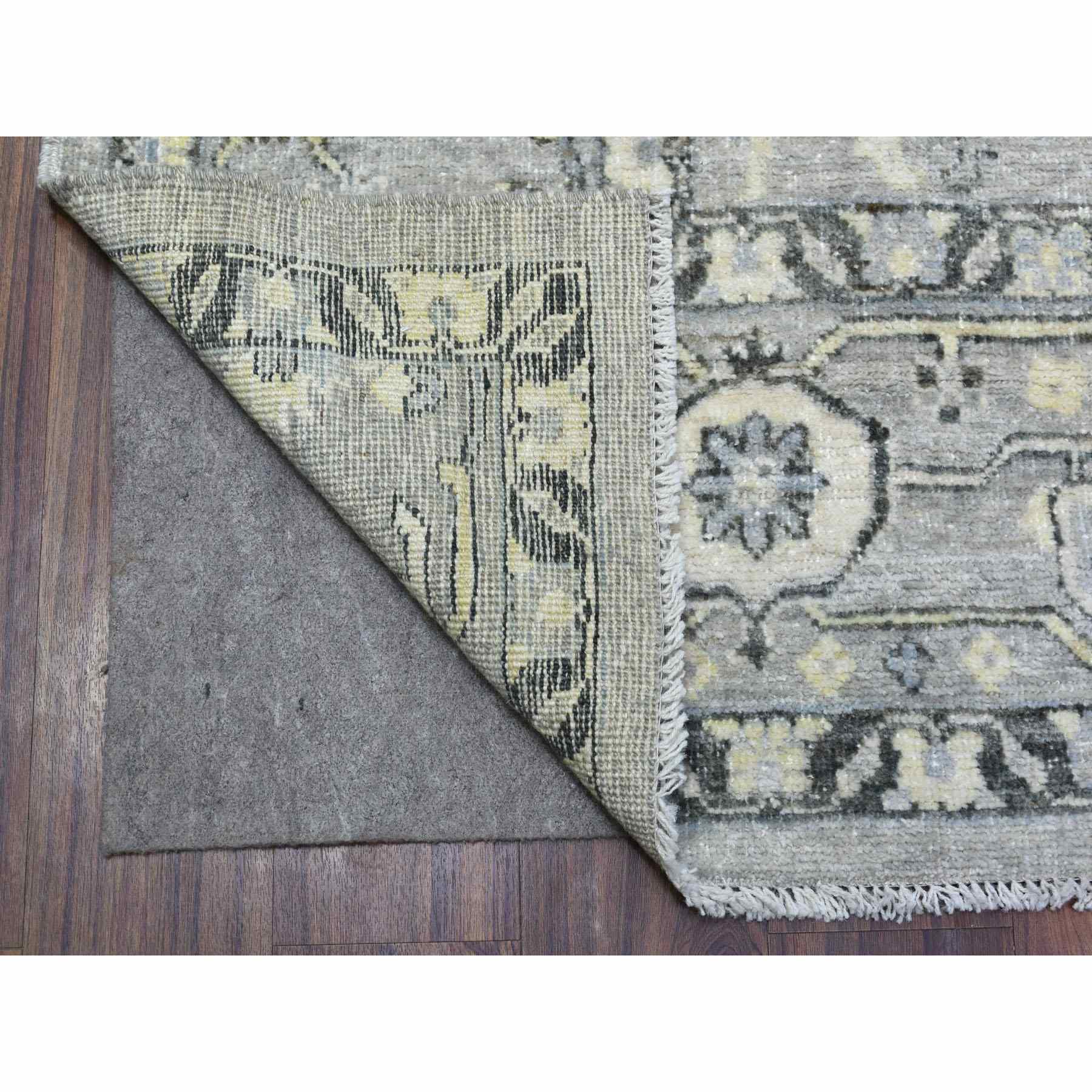 Oushak-And-Peshawar-Hand-Knotted-Rug-342375