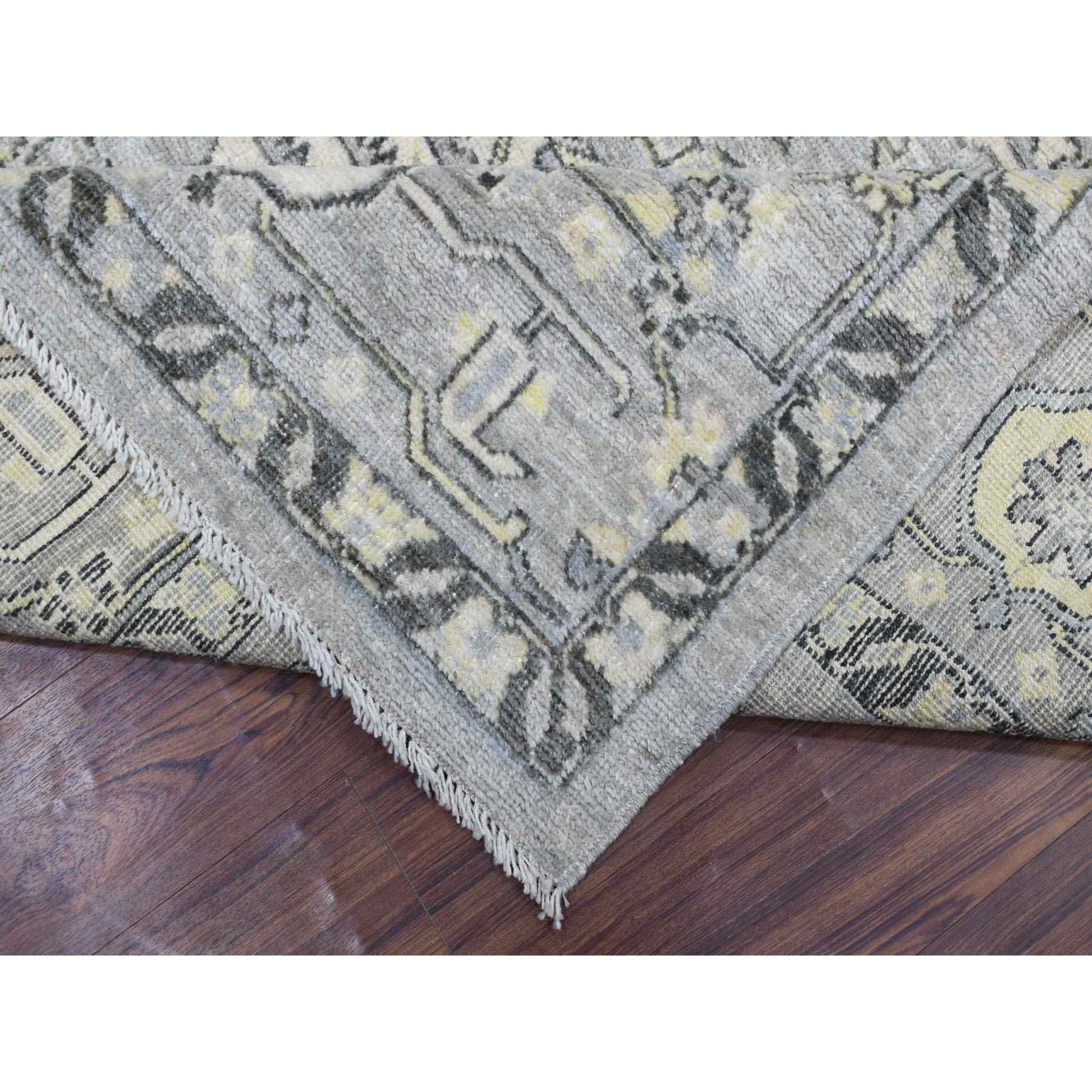 Oushak-And-Peshawar-Hand-Knotted-Rug-342375