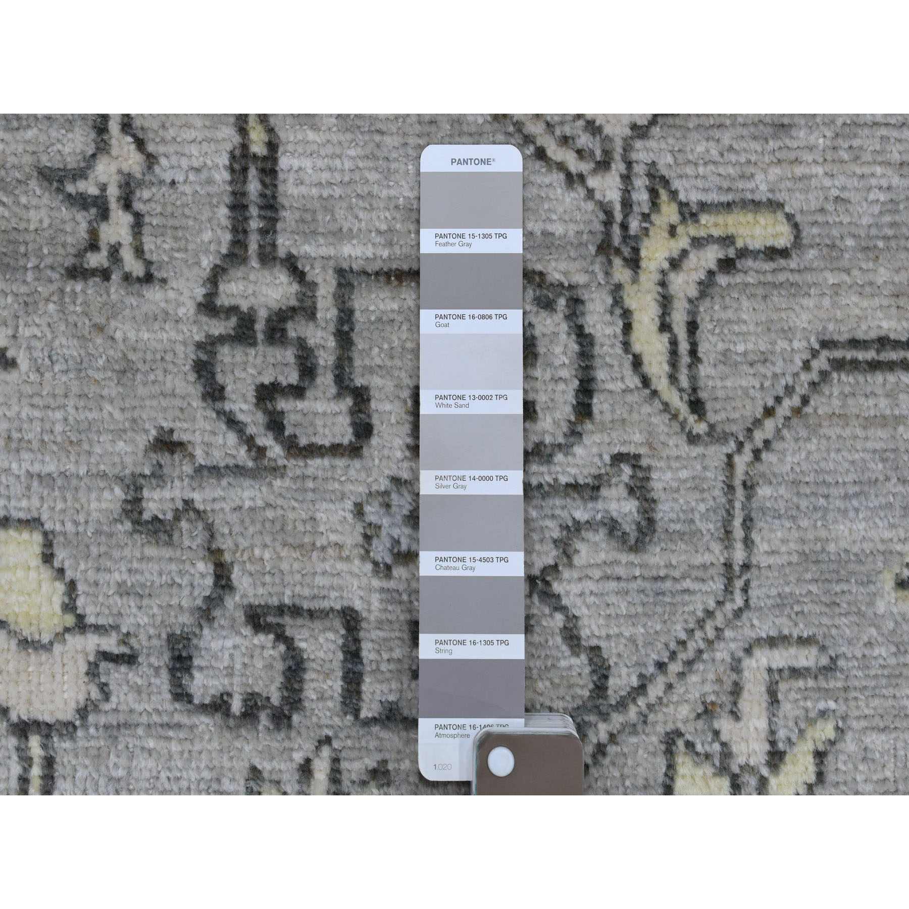 Oushak-And-Peshawar-Hand-Knotted-Rug-342375