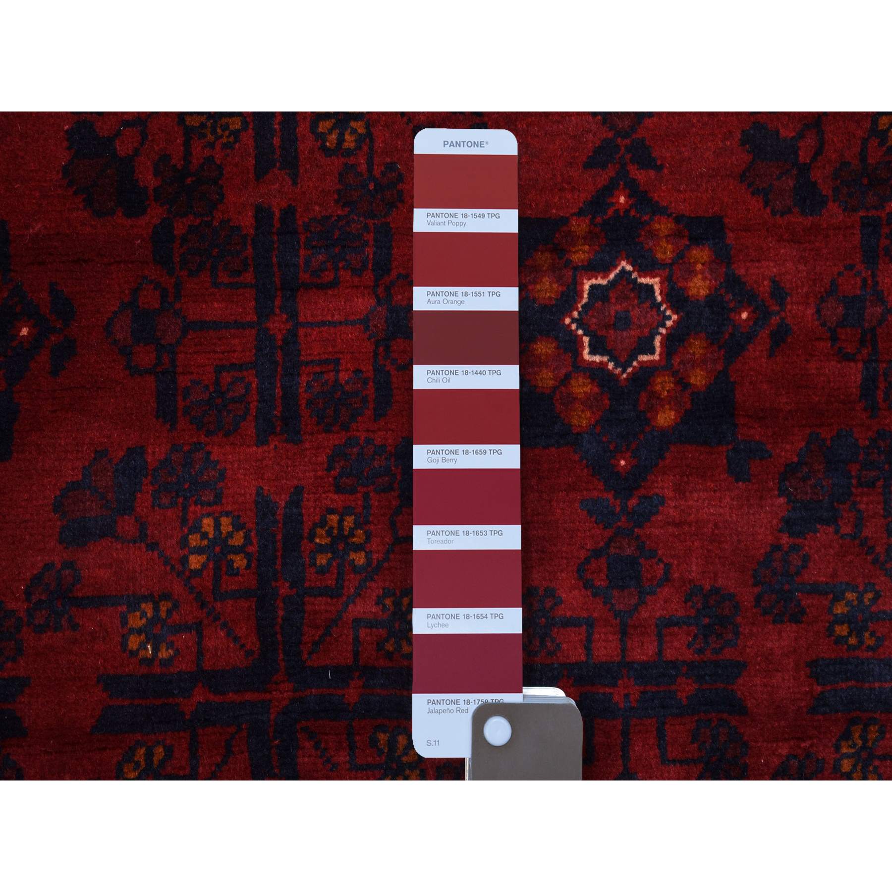 Tribal-Geometric-Hand-Knotted-Rug-340445