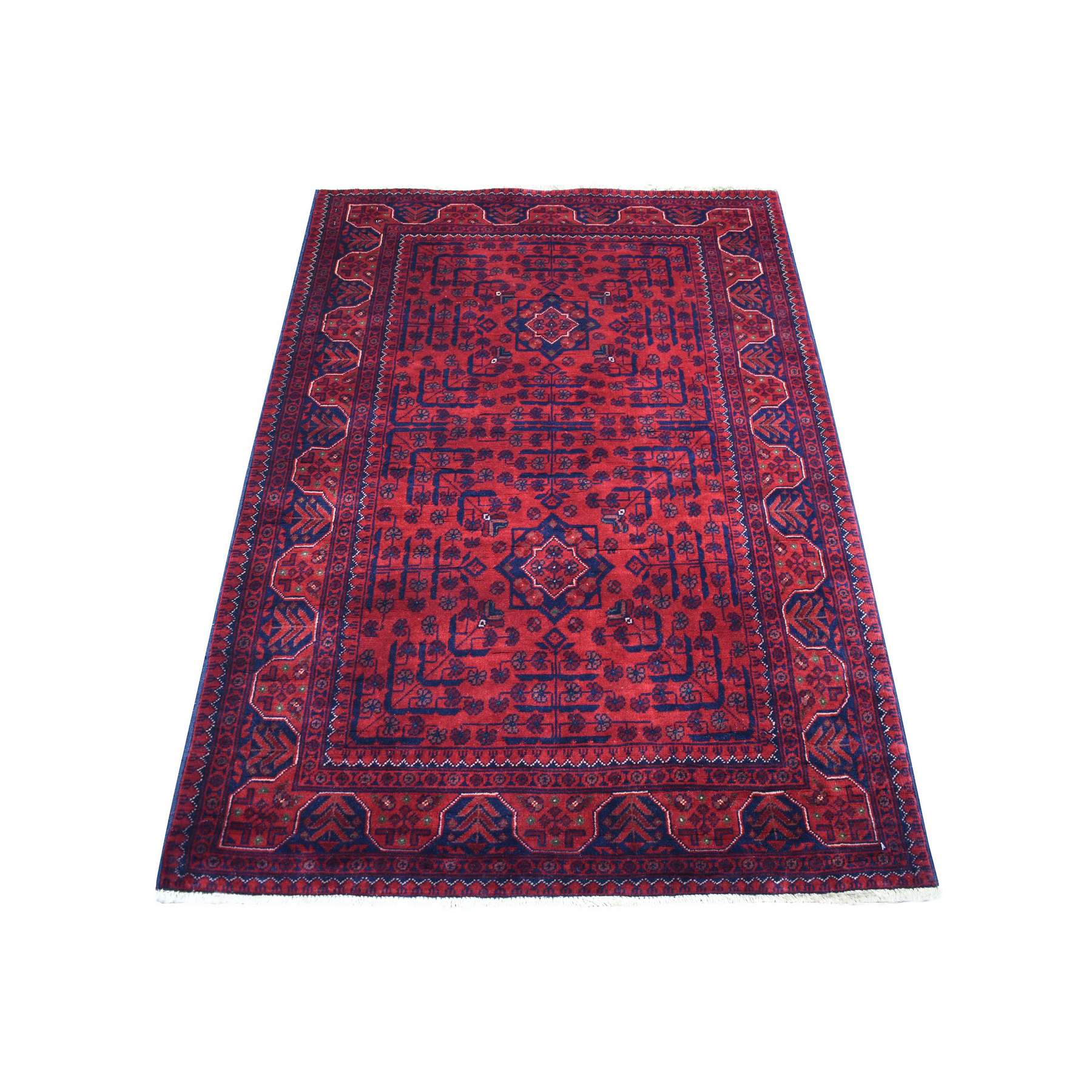 Tribal-Geometric-Hand-Knotted-Rug-340475