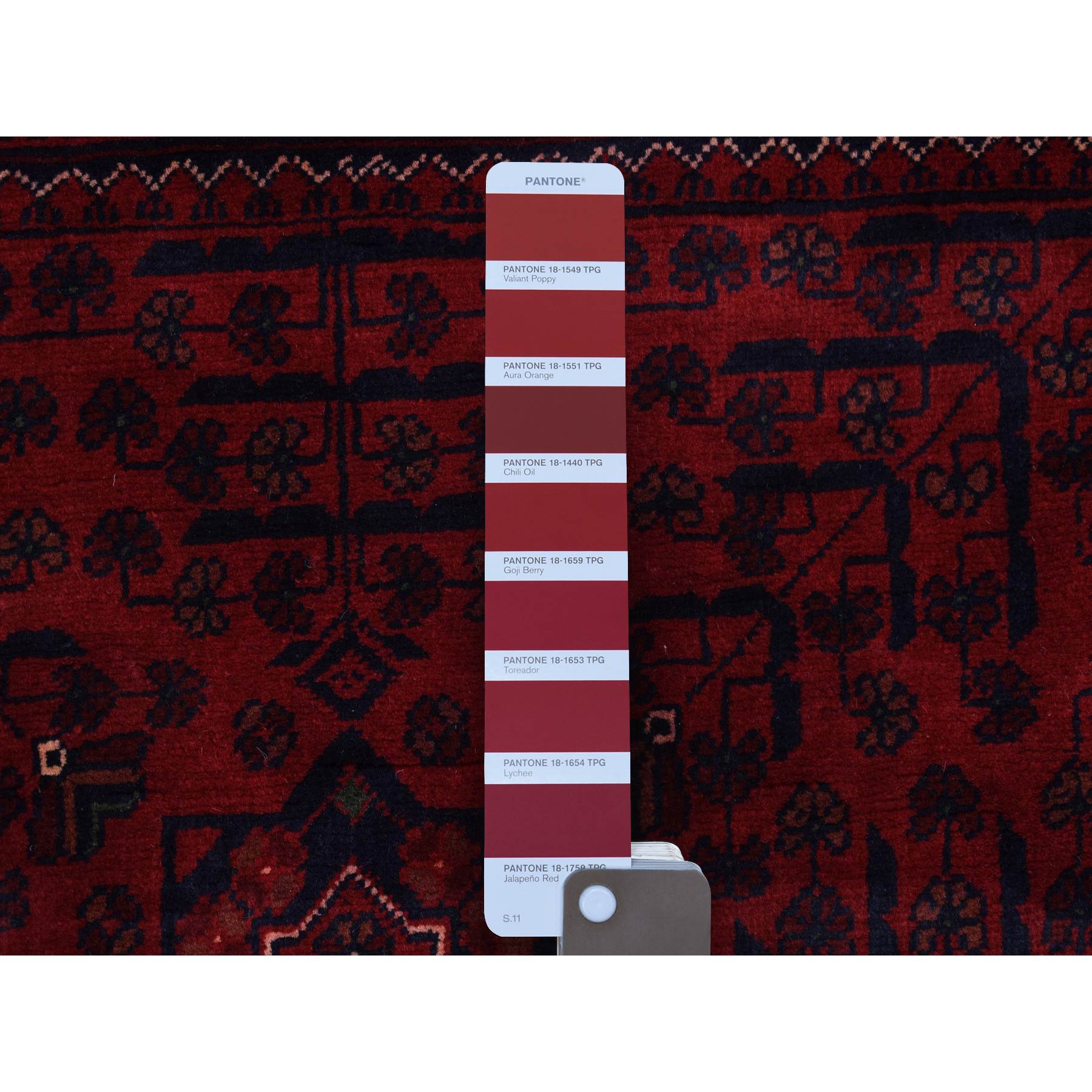 Tribal-Geometric-Hand-Knotted-Rug-340475