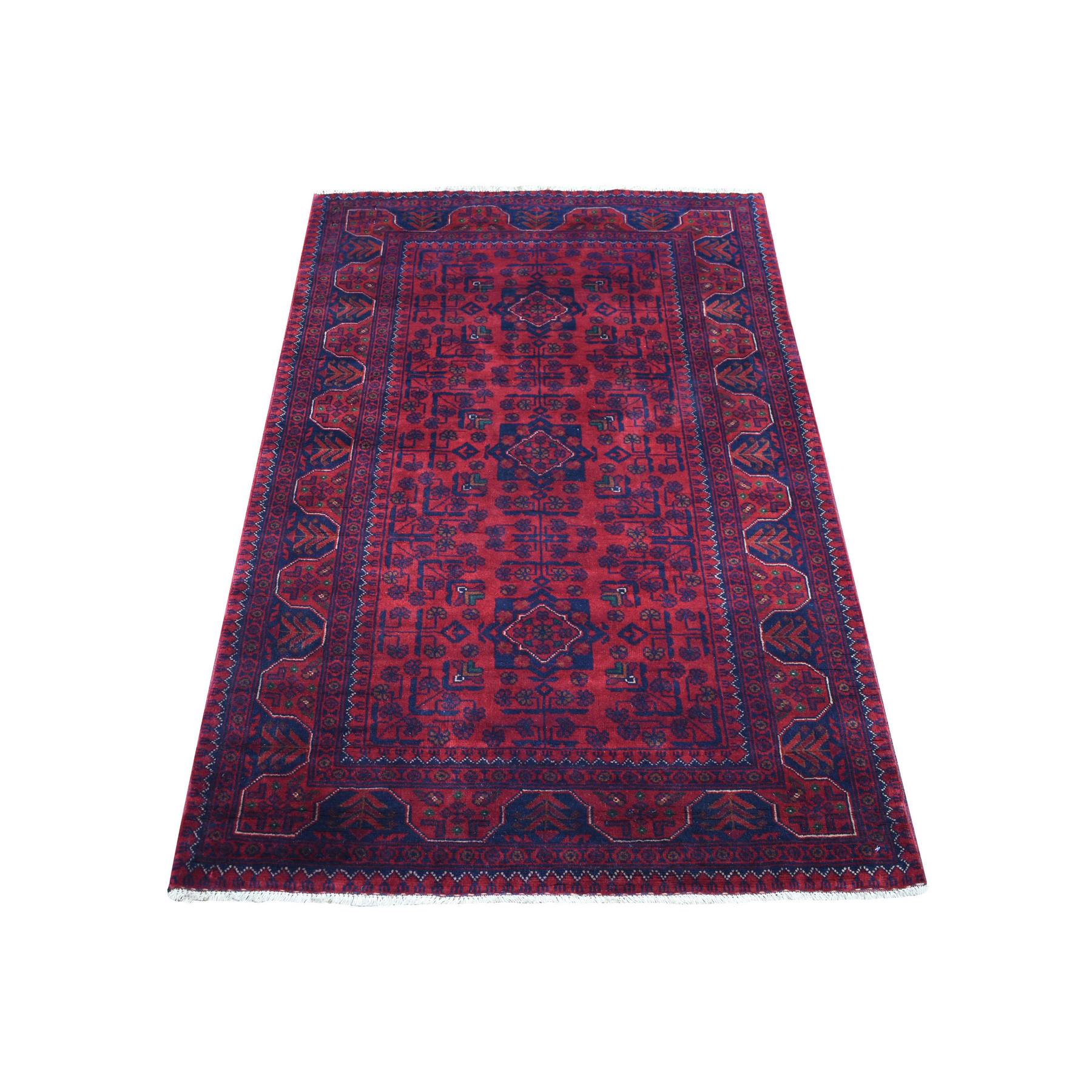 Tribal-Geometric-Hand-Knotted-Rug-340480