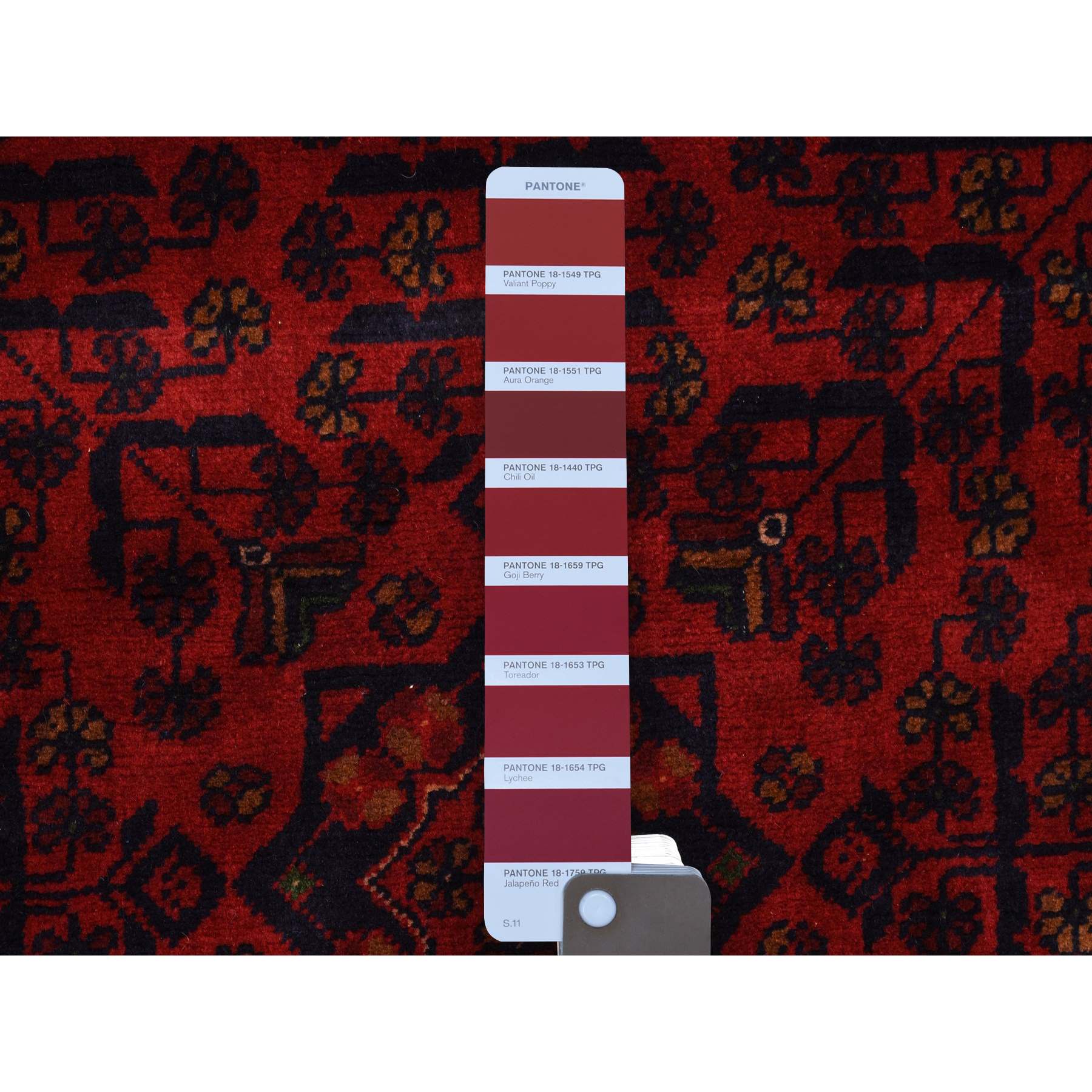 Tribal-Geometric-Hand-Knotted-Rug-340490