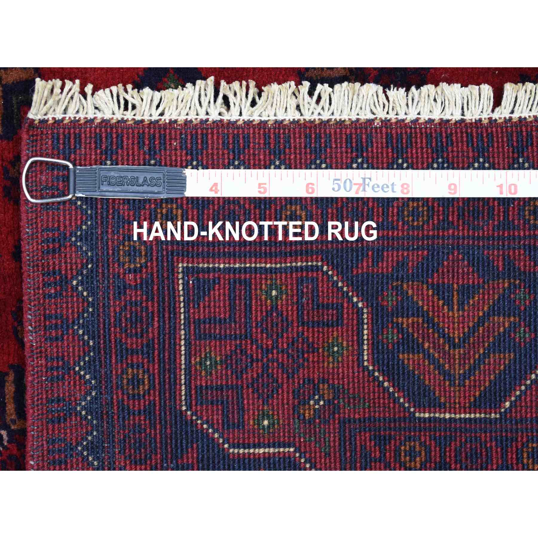 Tribal-Geometric-Hand-Knotted-Rug-340490