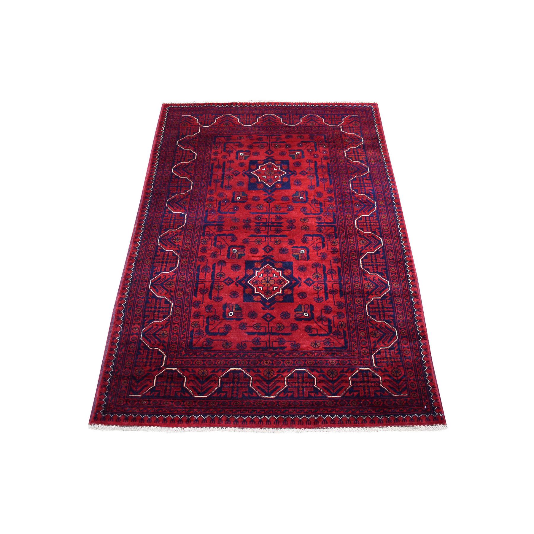 Tribal-Geometric-Hand-Knotted-Rug-340495