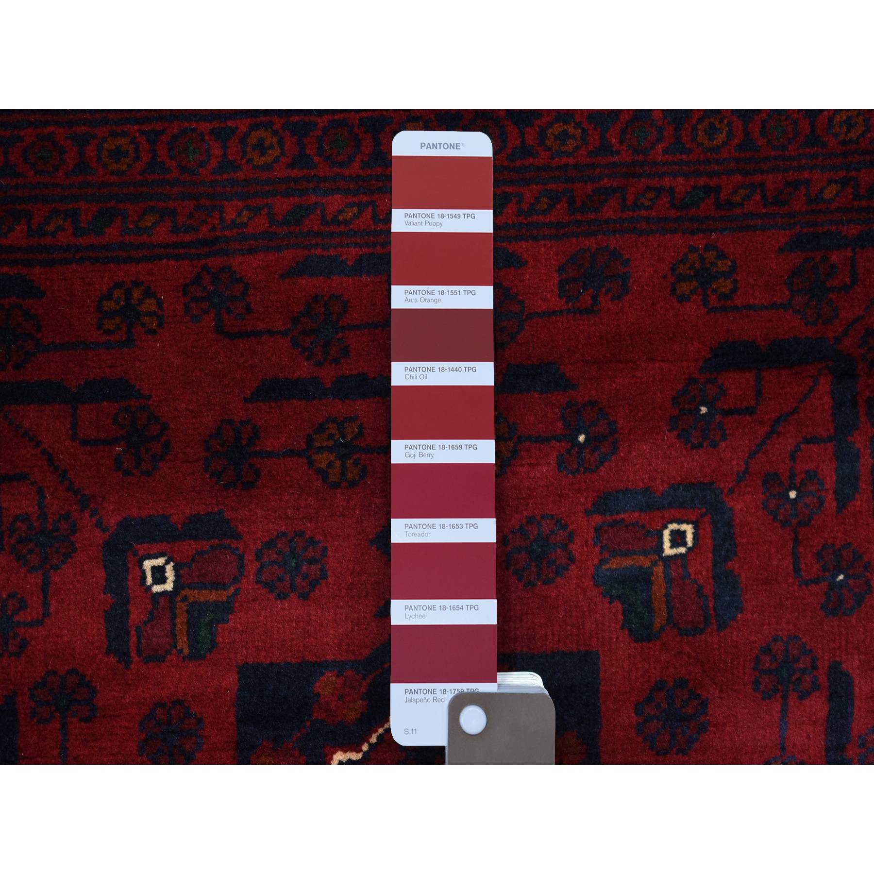 Tribal-Geometric-Hand-Knotted-Rug-340495