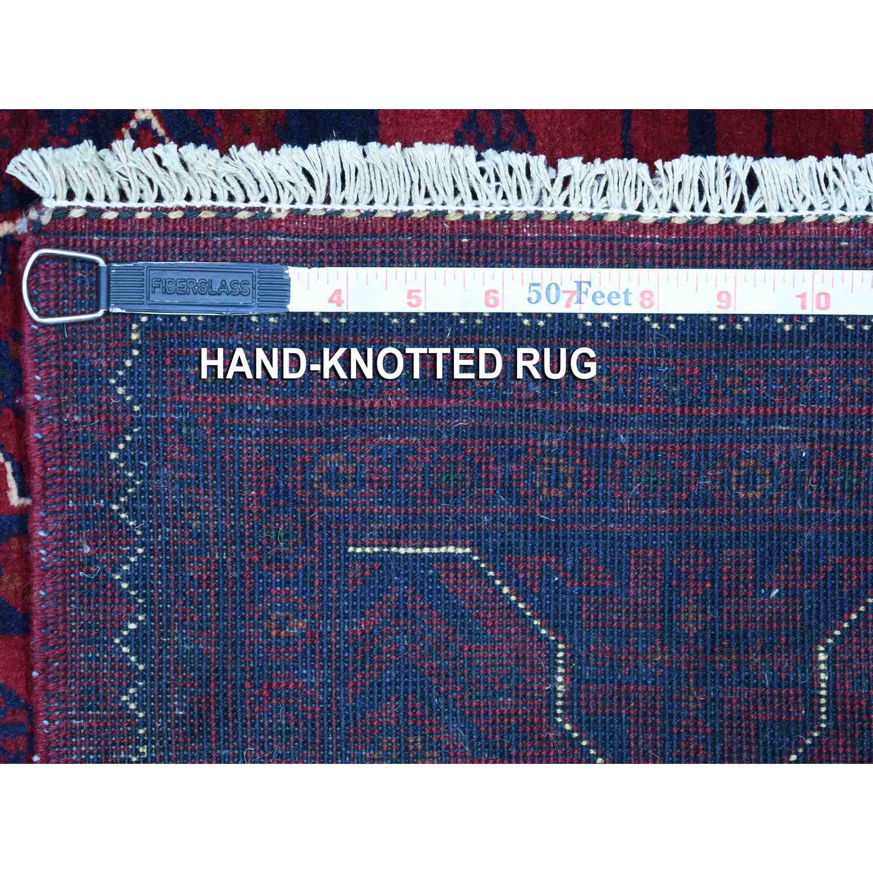 Tribal-Geometric-Hand-Knotted-Rug-340495