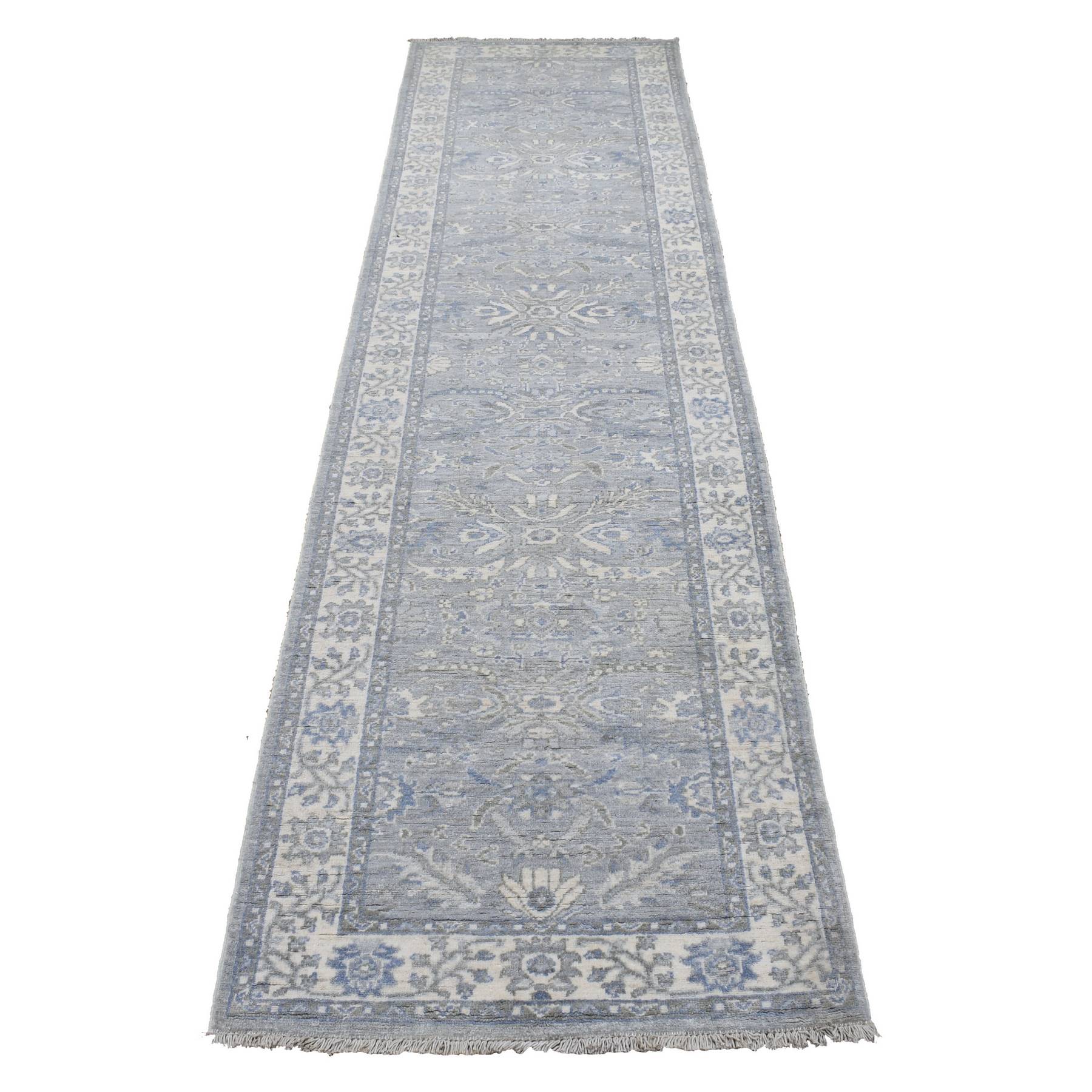 Oushak-And-Peshawar-Hand-Knotted-Rug-342980