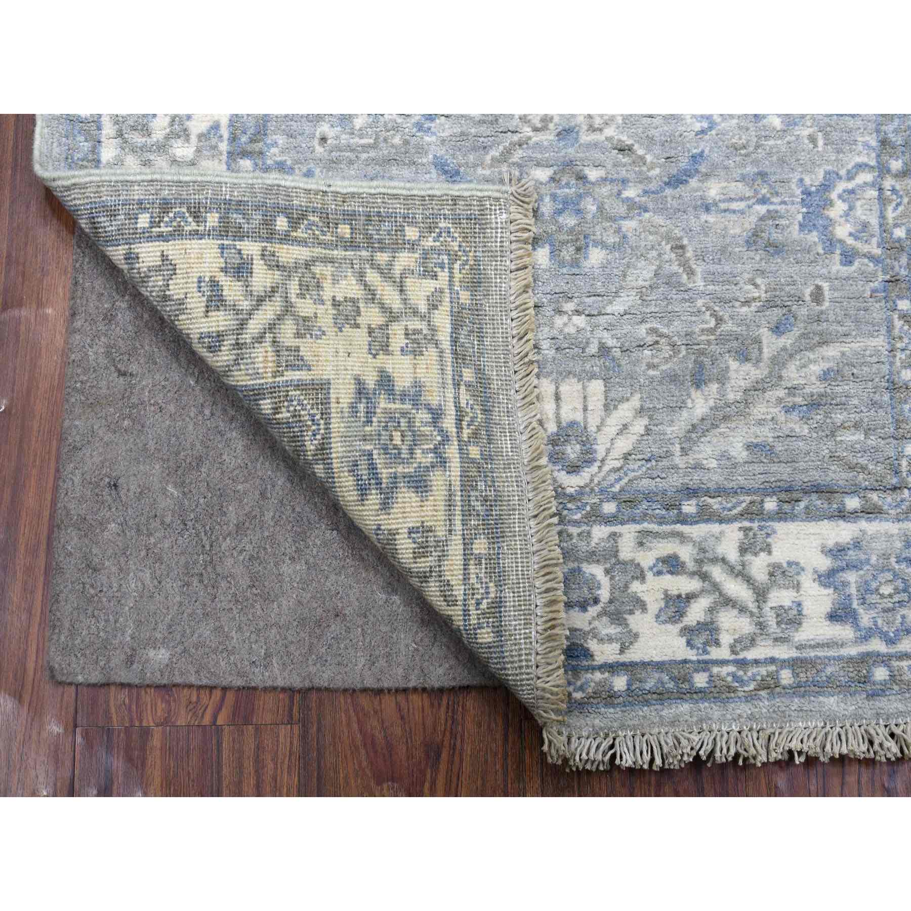 Oushak-And-Peshawar-Hand-Knotted-Rug-342980