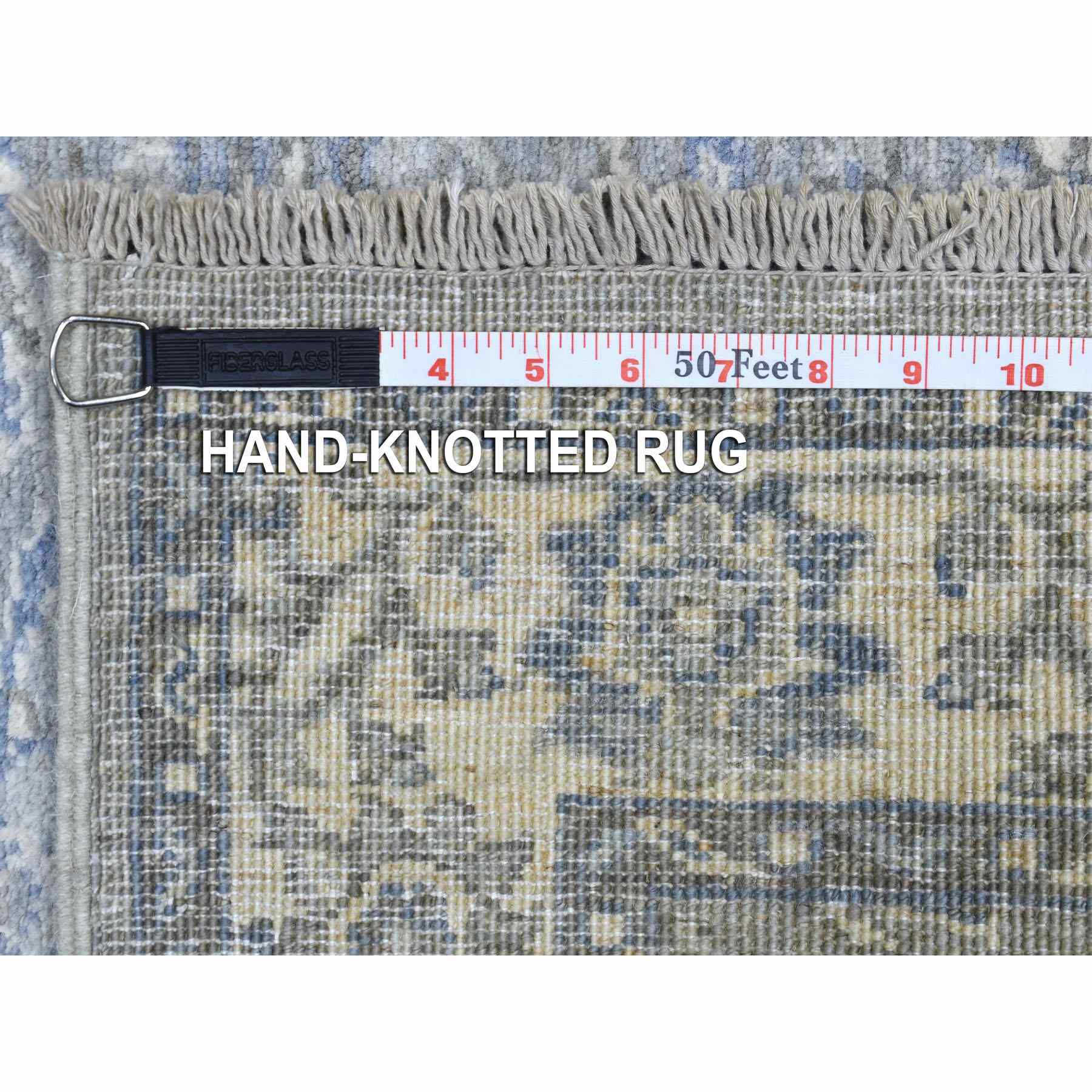 Oushak-And-Peshawar-Hand-Knotted-Rug-342980