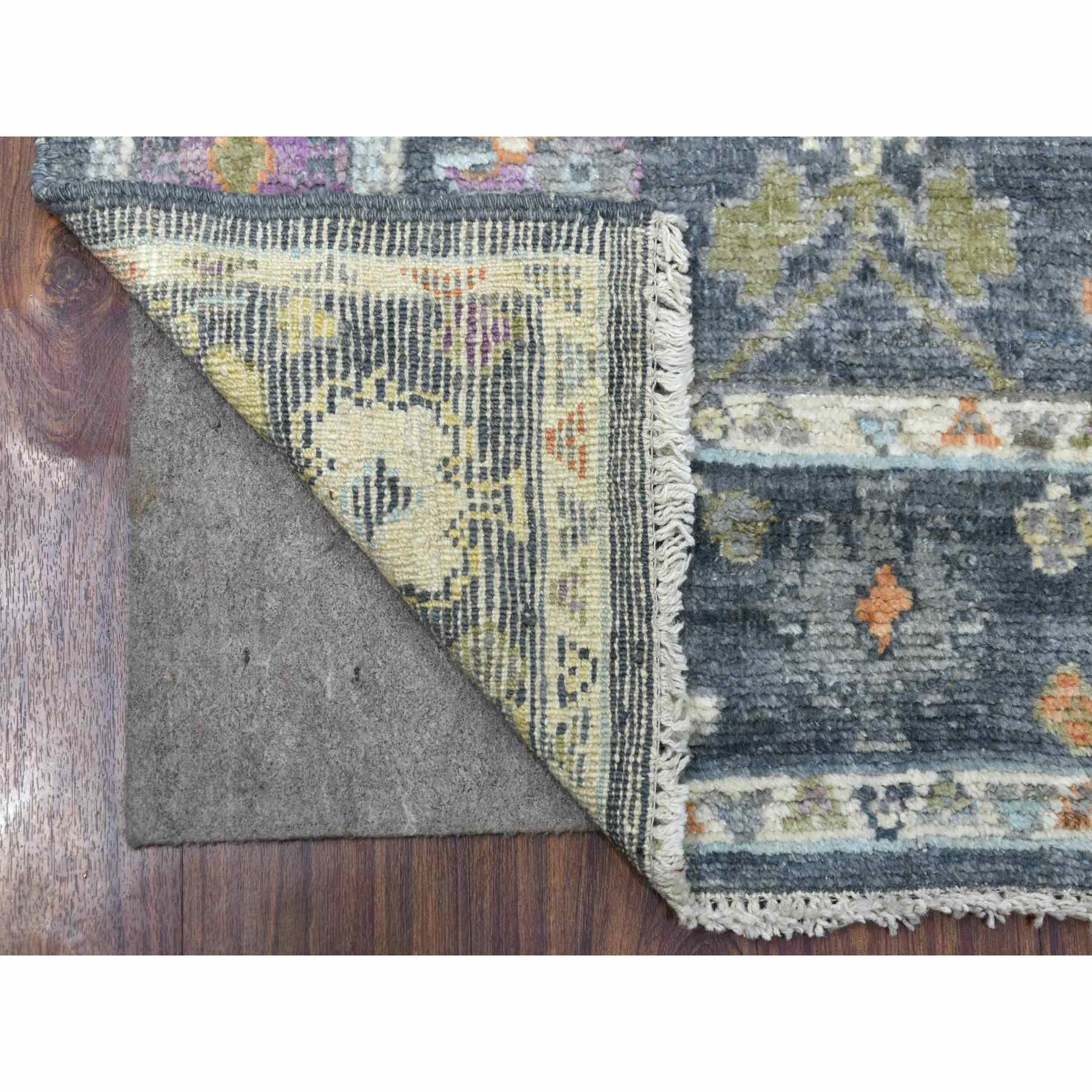 Oushak-And-Peshawar-Hand-Knotted-Rug-344485