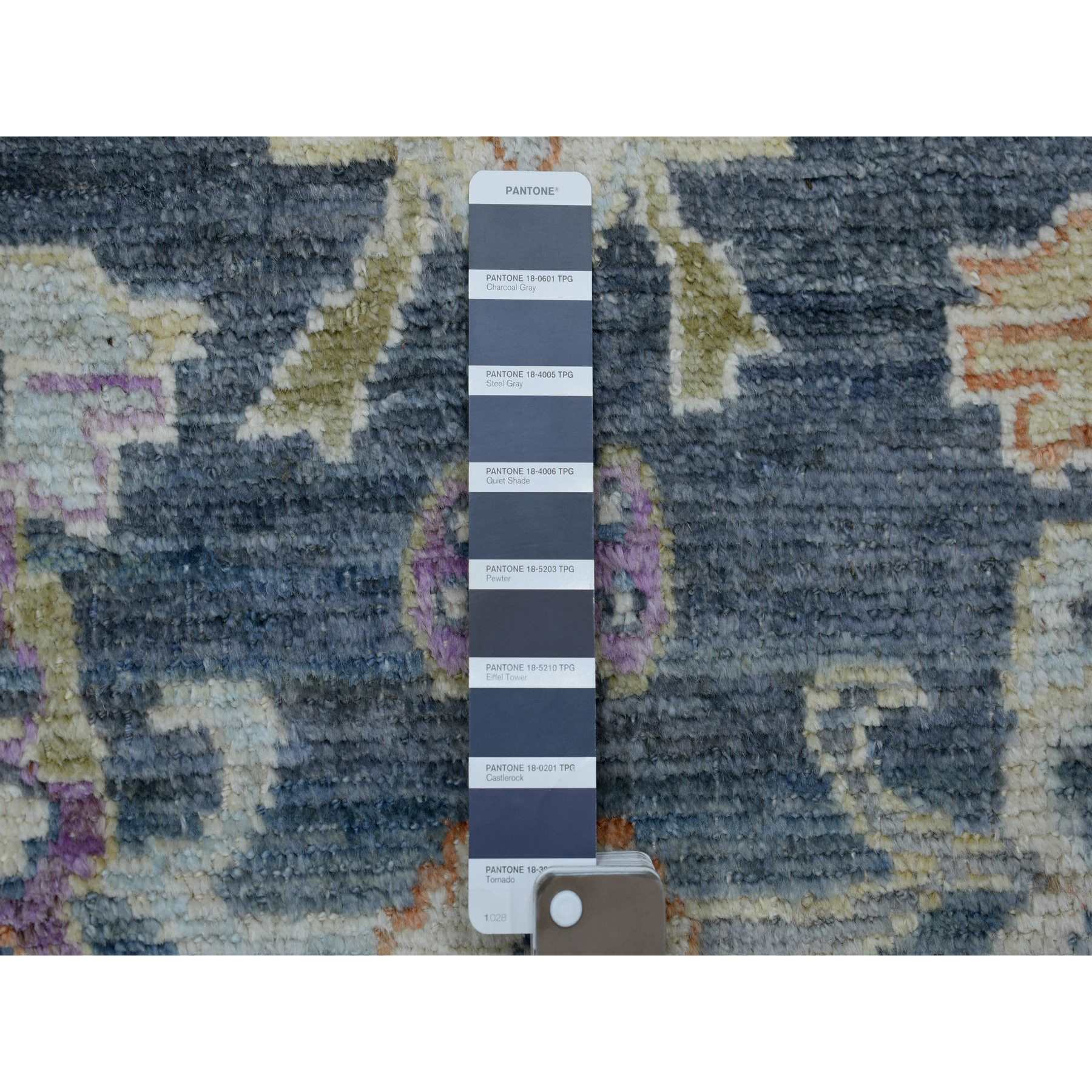 Oushak-And-Peshawar-Hand-Knotted-Rug-344485