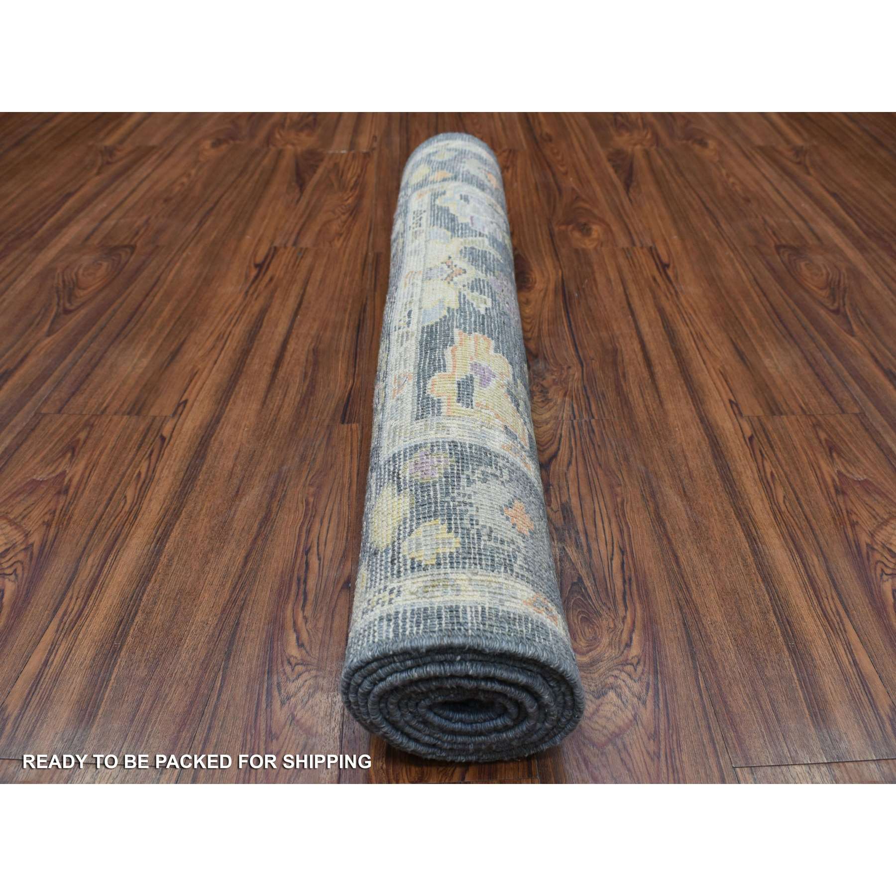Oushak-And-Peshawar-Hand-Knotted-Rug-344485