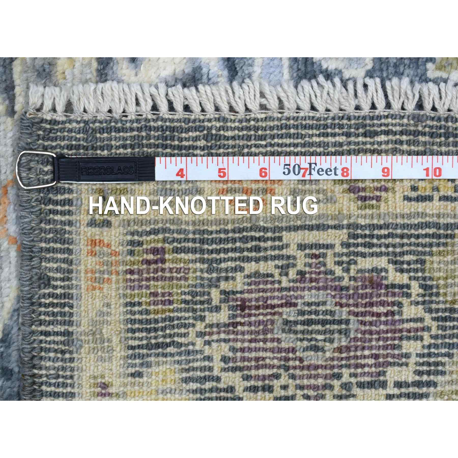 Oushak-And-Peshawar-Hand-Knotted-Rug-344485