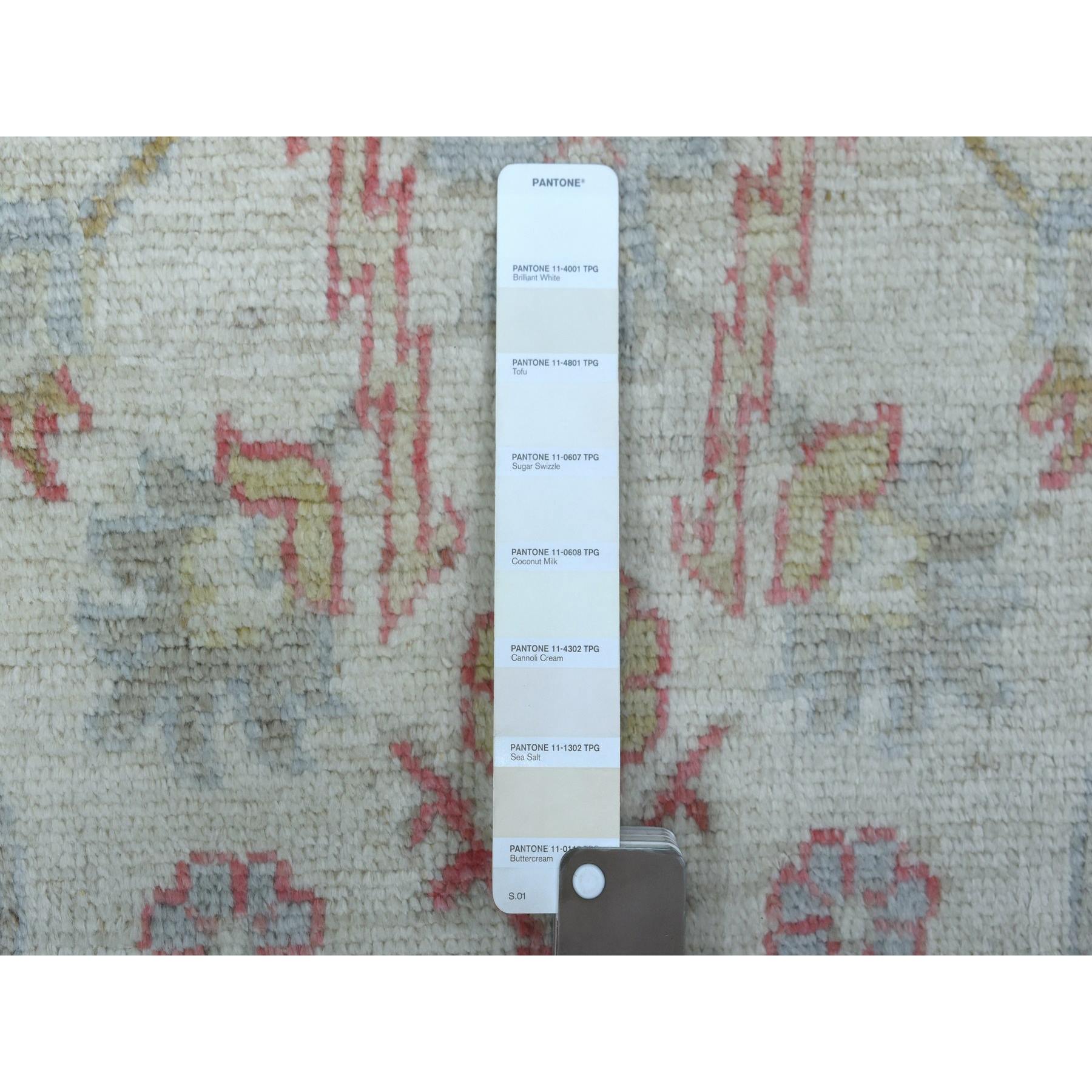 Oushak-And-Peshawar-Hand-Knotted-Rug-344605