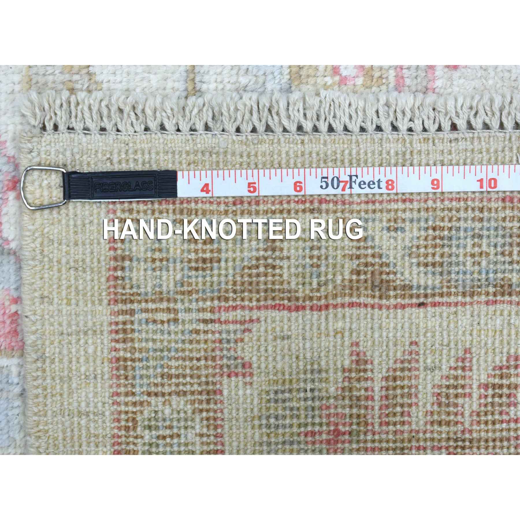 Oushak-And-Peshawar-Hand-Knotted-Rug-344605