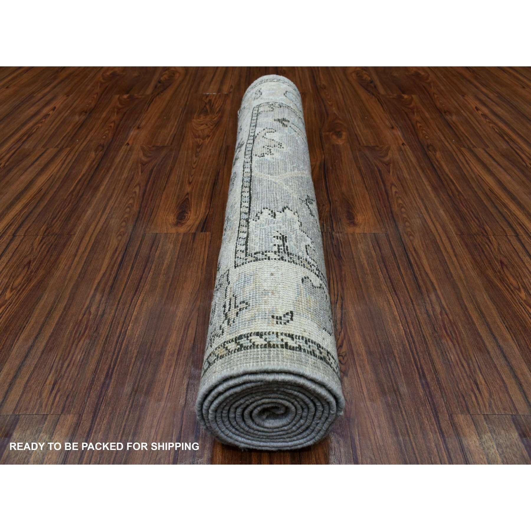 Oushak-And-Peshawar-Hand-Knotted-Rug-344835