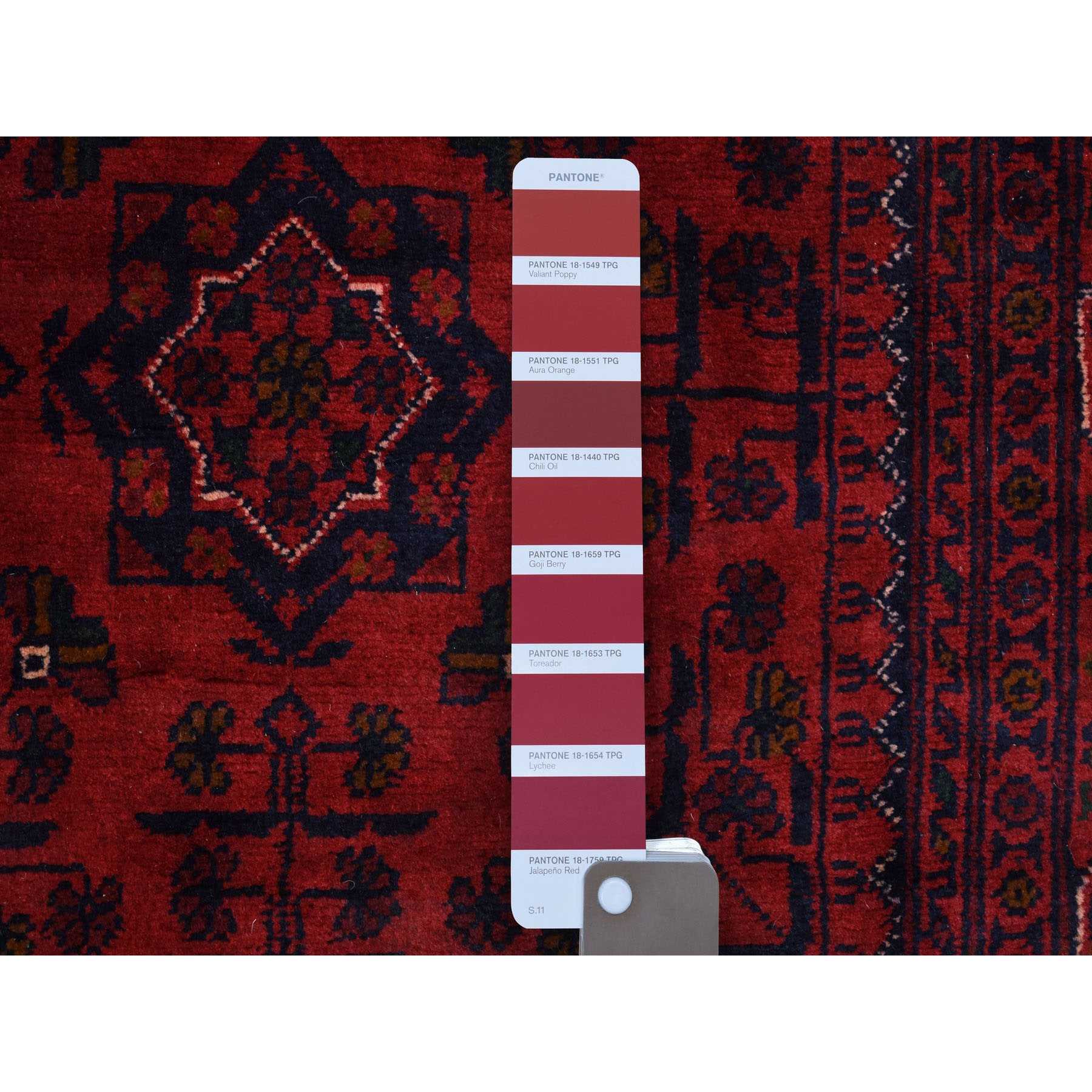 Tribal-Geometric-Hand-Knotted-Rug-342780