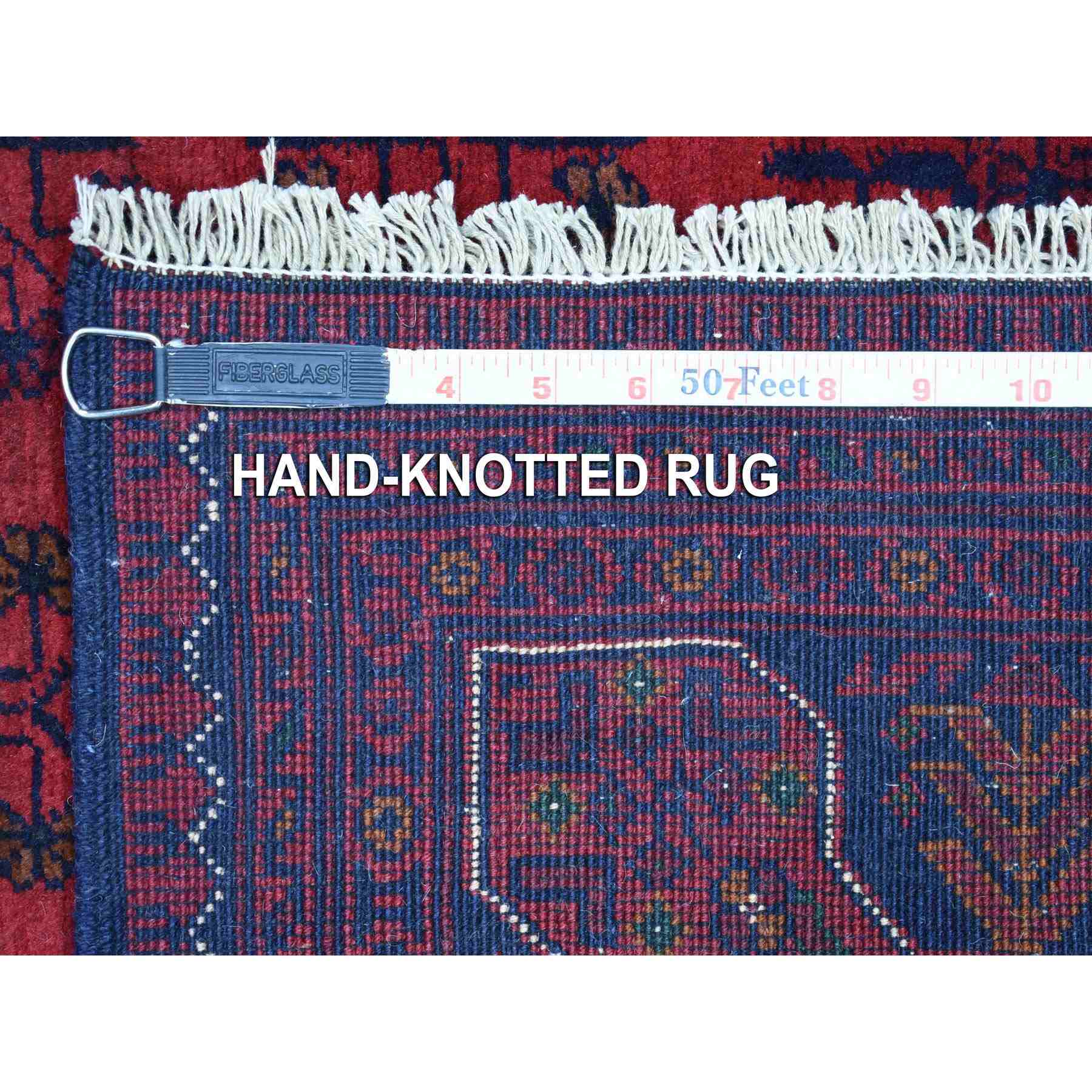 Tribal-Geometric-Hand-Knotted-Rug-342780