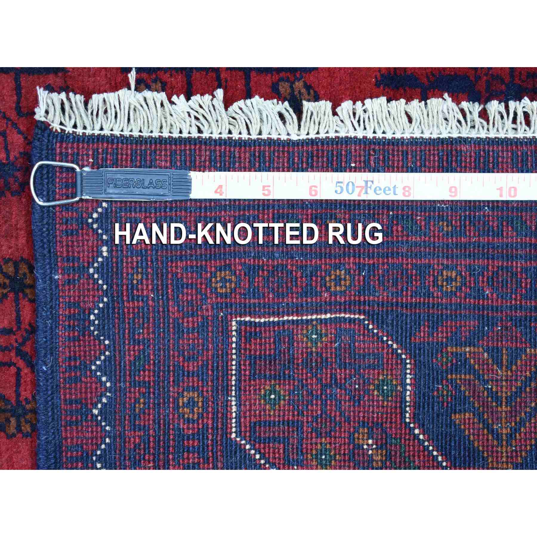 Tribal-Geometric-Hand-Knotted-Rug-342780