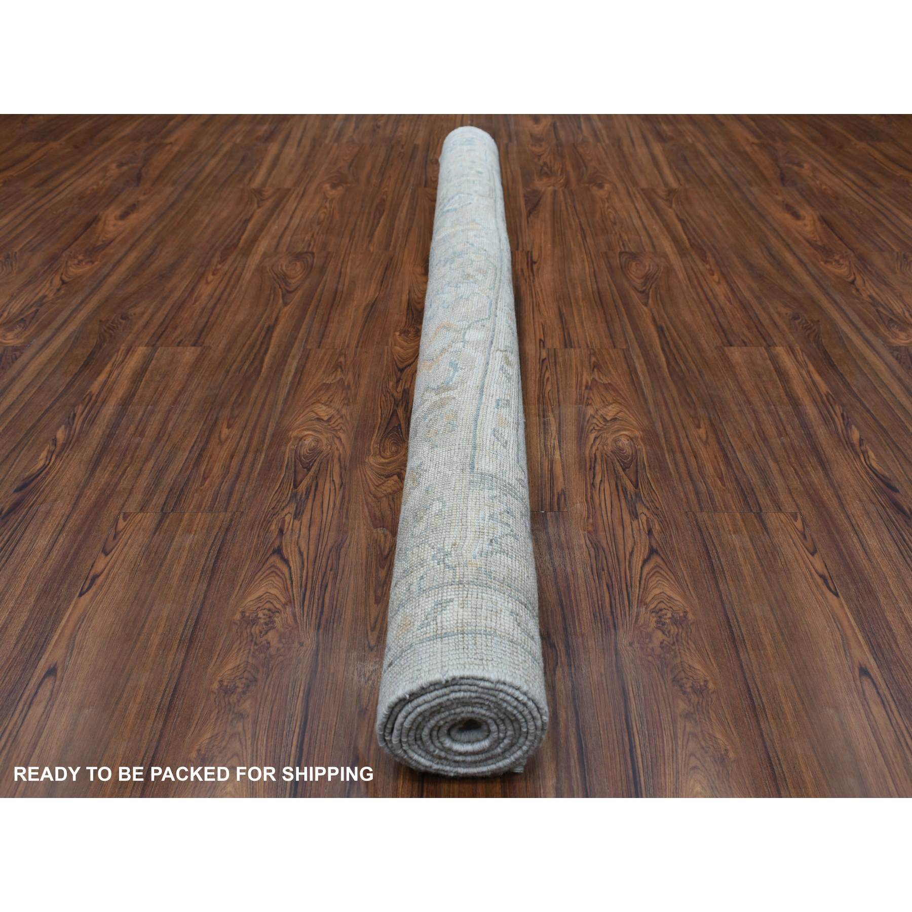 Oushak-And-Peshawar-Hand-Knotted-Rug-345180