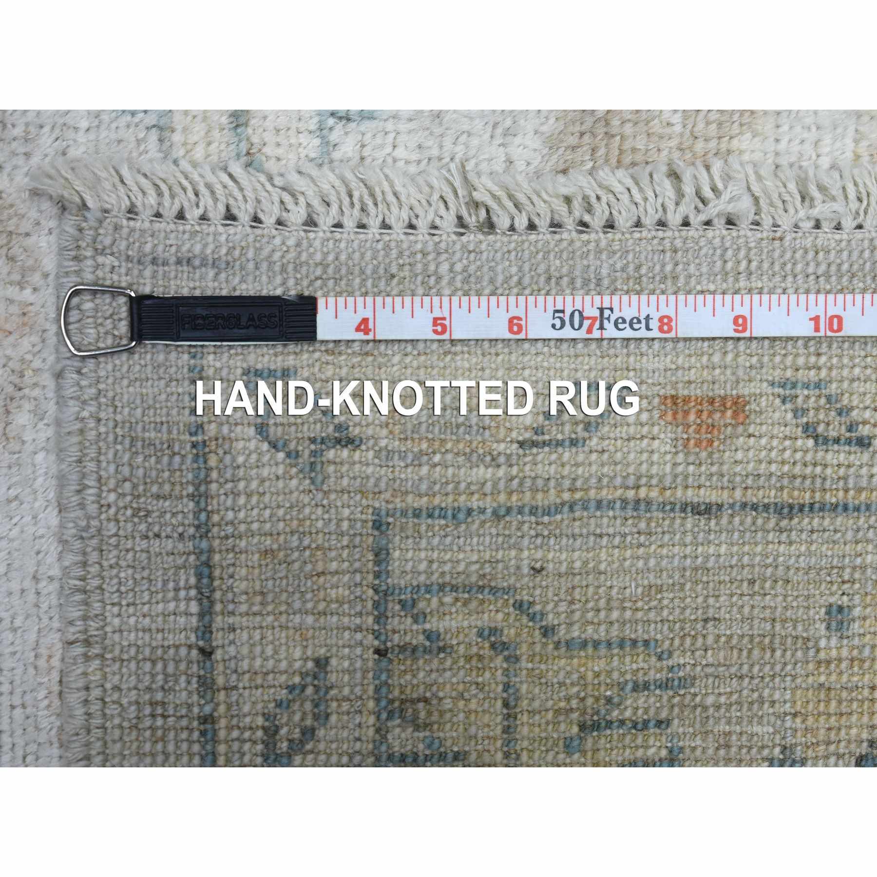 Oushak-And-Peshawar-Hand-Knotted-Rug-345180