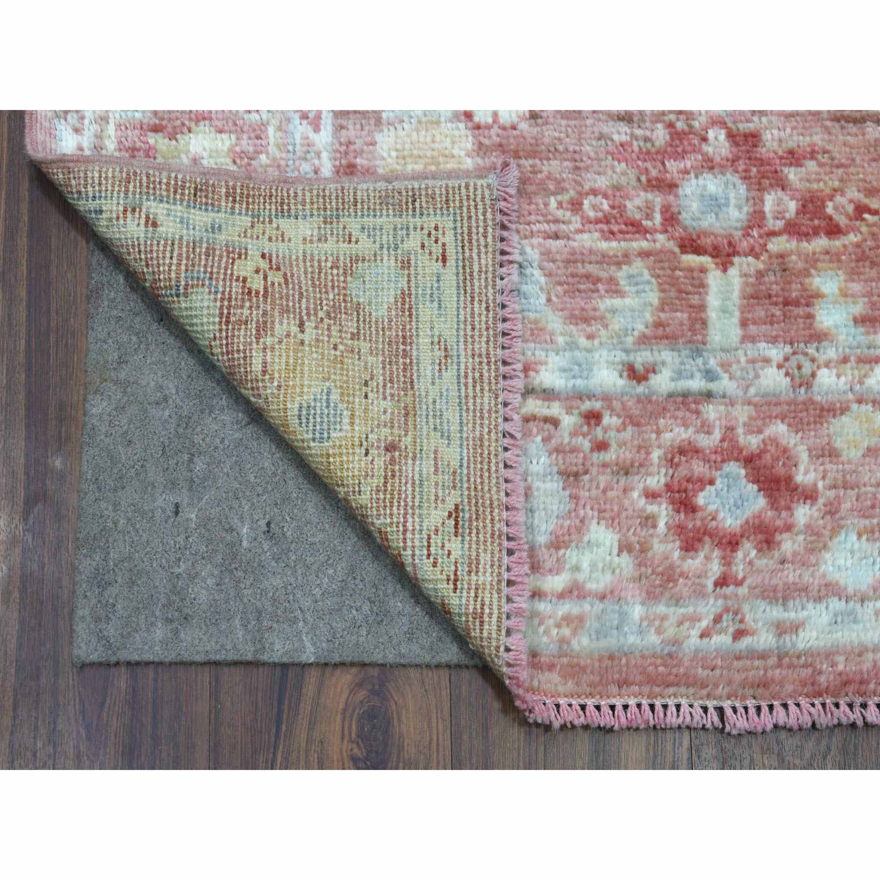 Oushak-And-Peshawar-Hand-Knotted-Rug-345280
