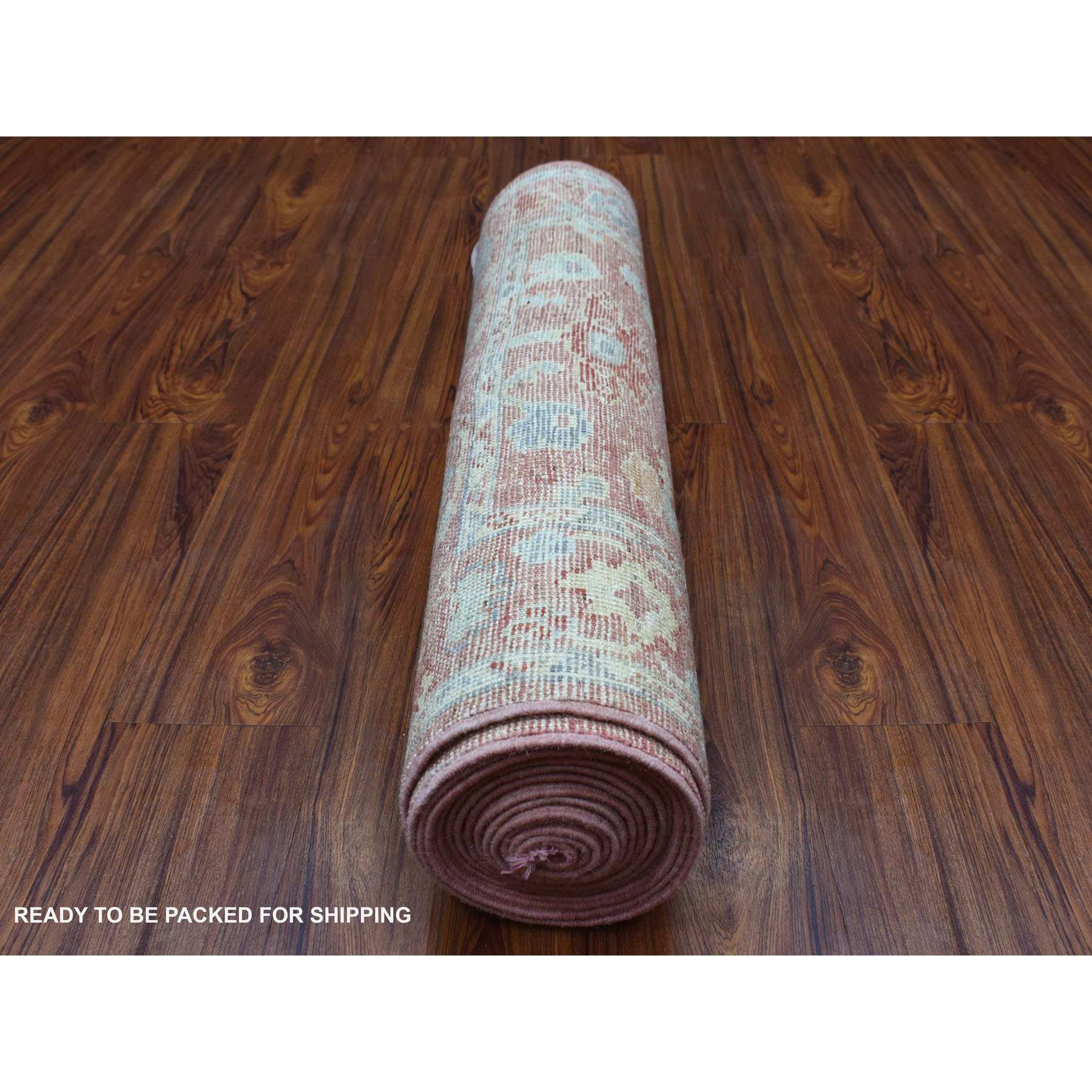 Oushak-And-Peshawar-Hand-Knotted-Rug-345280
