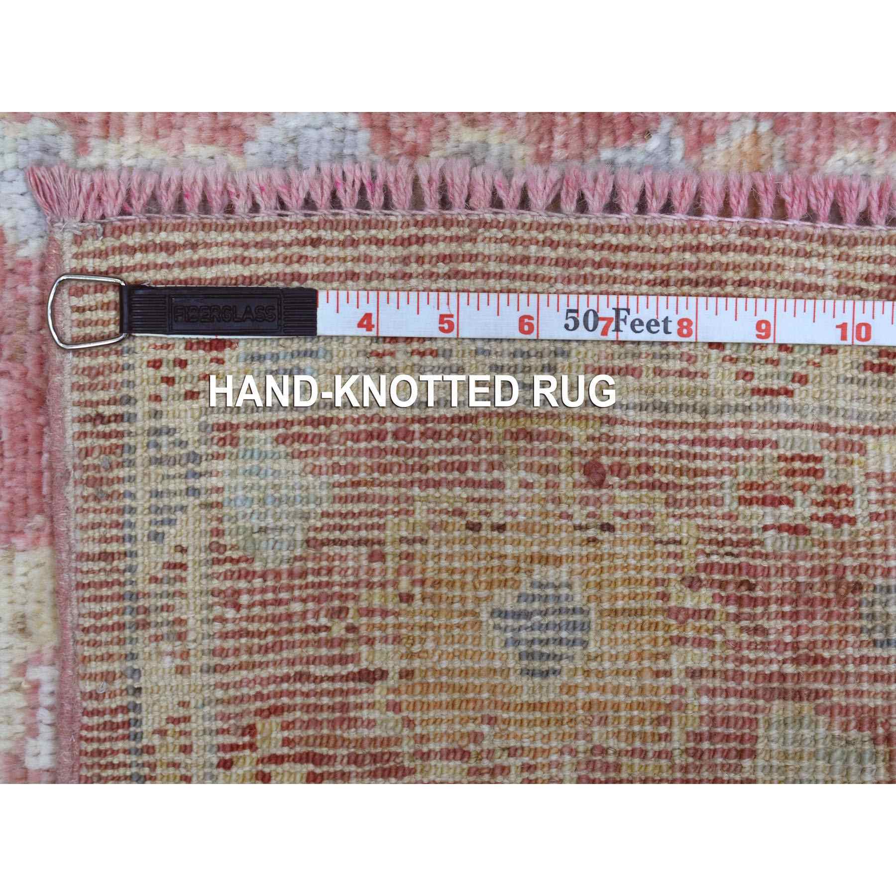 Oushak-And-Peshawar-Hand-Knotted-Rug-345280