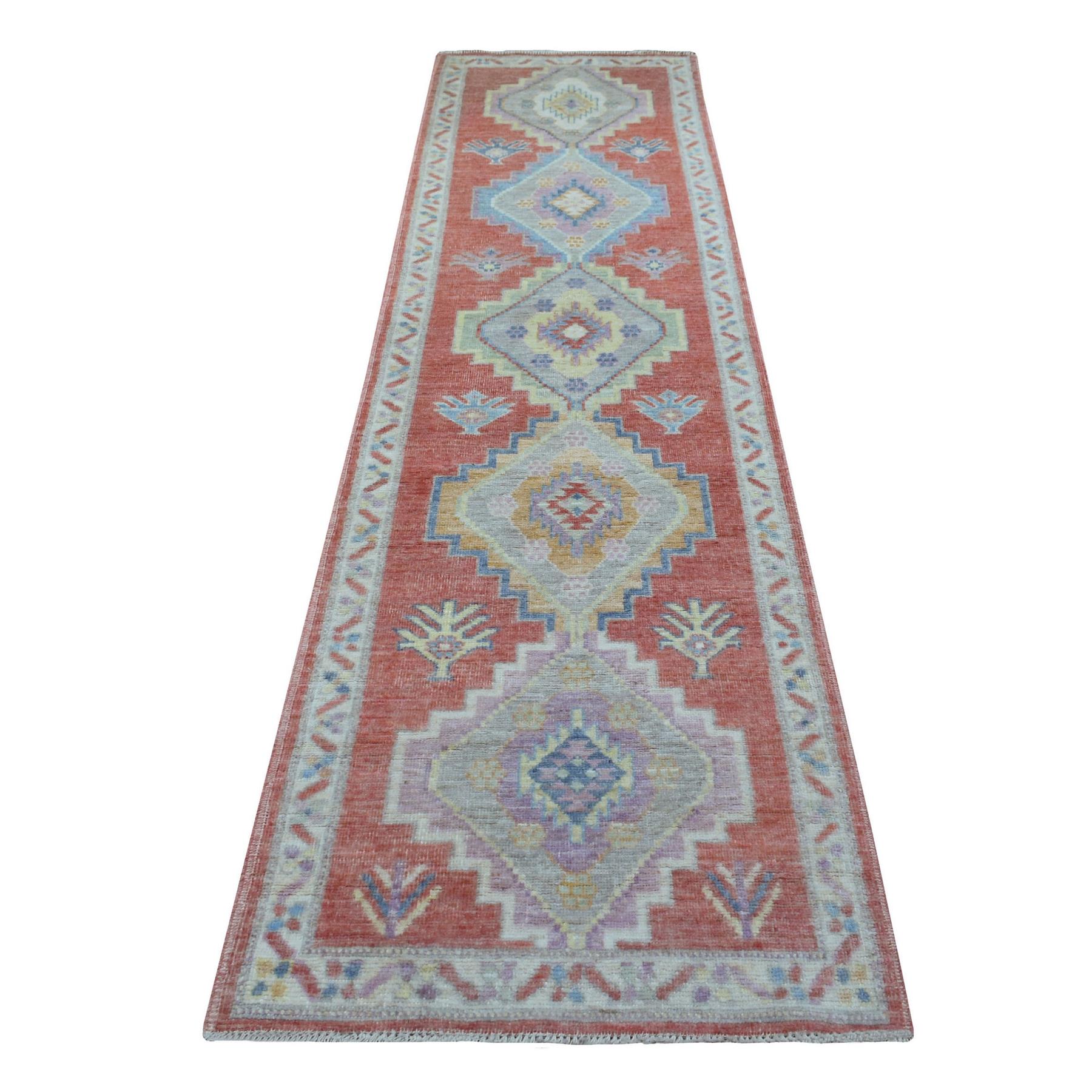 Oushak-And-Peshawar-Hand-Knotted-Rug-345285