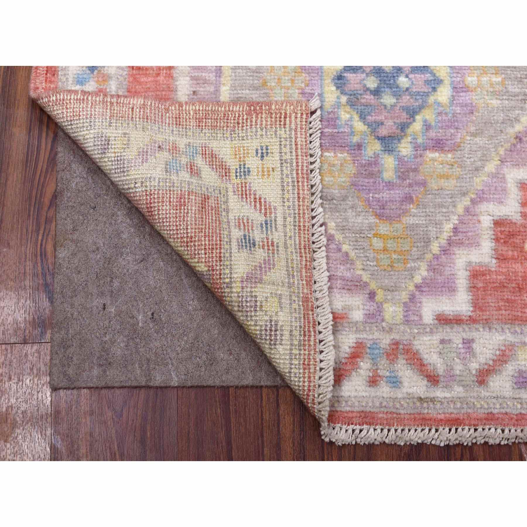 Oushak-And-Peshawar-Hand-Knotted-Rug-345285