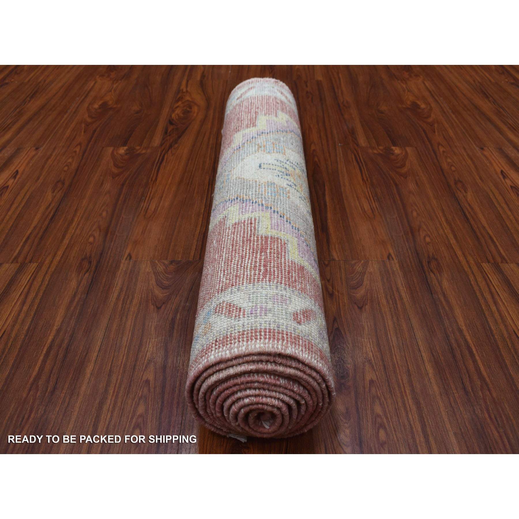 Oushak-And-Peshawar-Hand-Knotted-Rug-345285