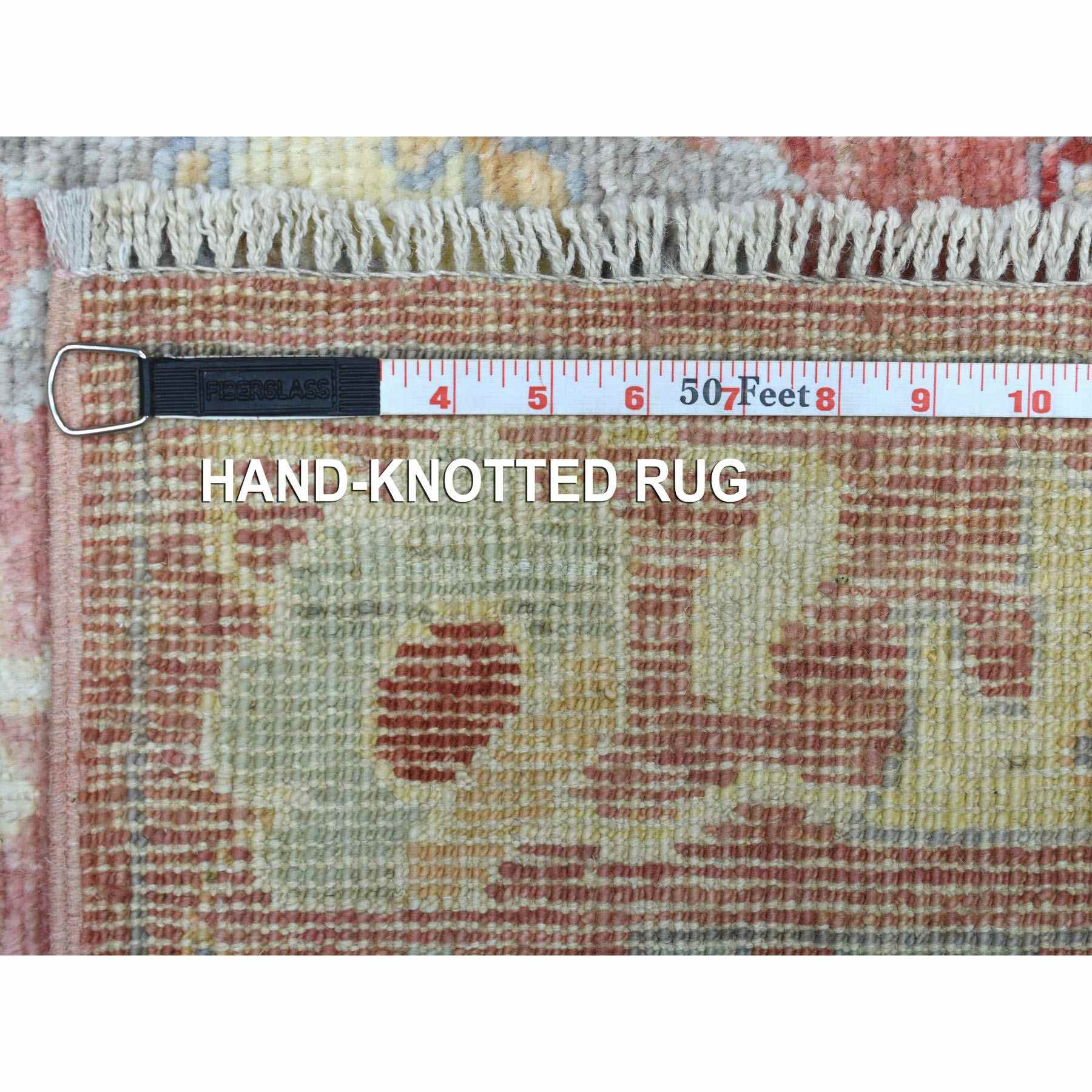 Oushak-And-Peshawar-Hand-Knotted-Rug-346605