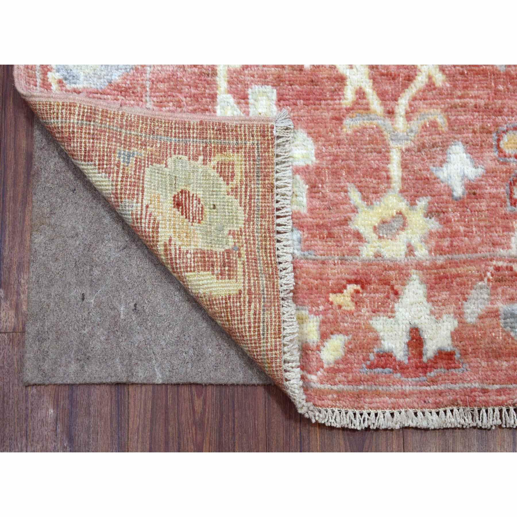 Oushak-And-Peshawar-Hand-Knotted-Rug-346685