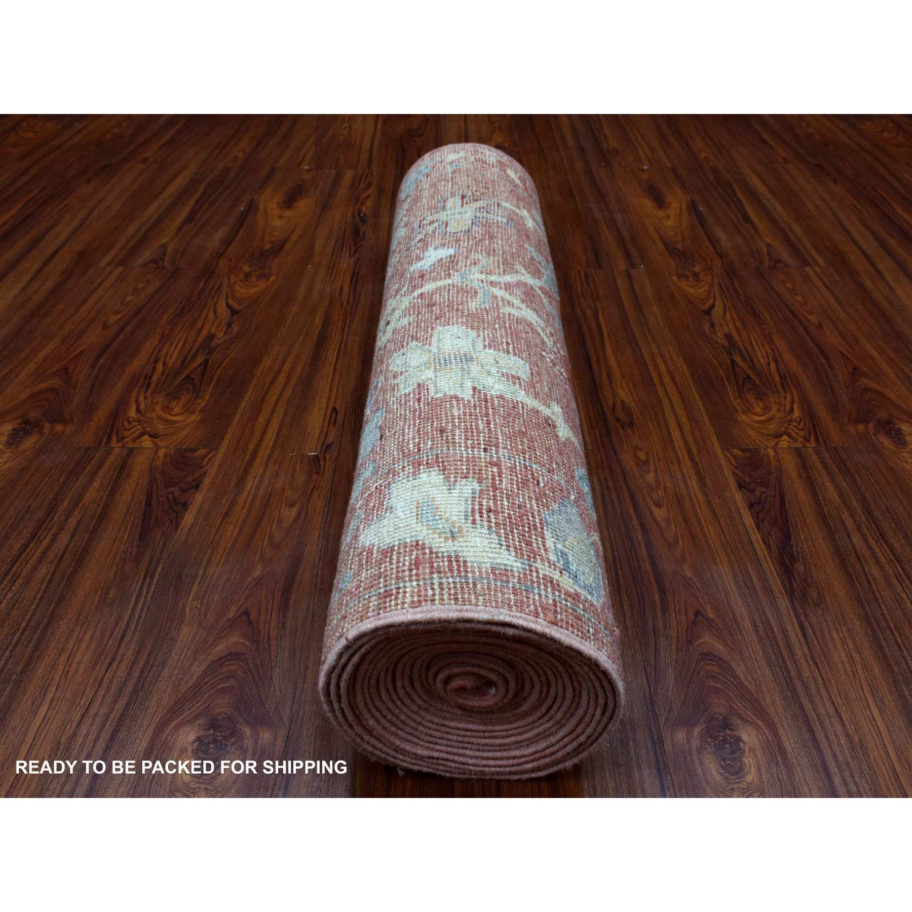 Oushak-And-Peshawar-Hand-Knotted-Rug-346685