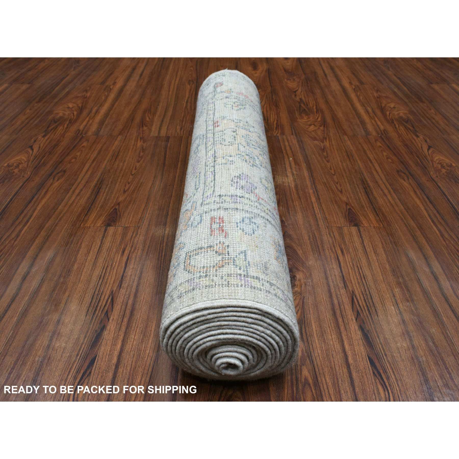 Oushak-And-Peshawar-Hand-Knotted-Rug-346895