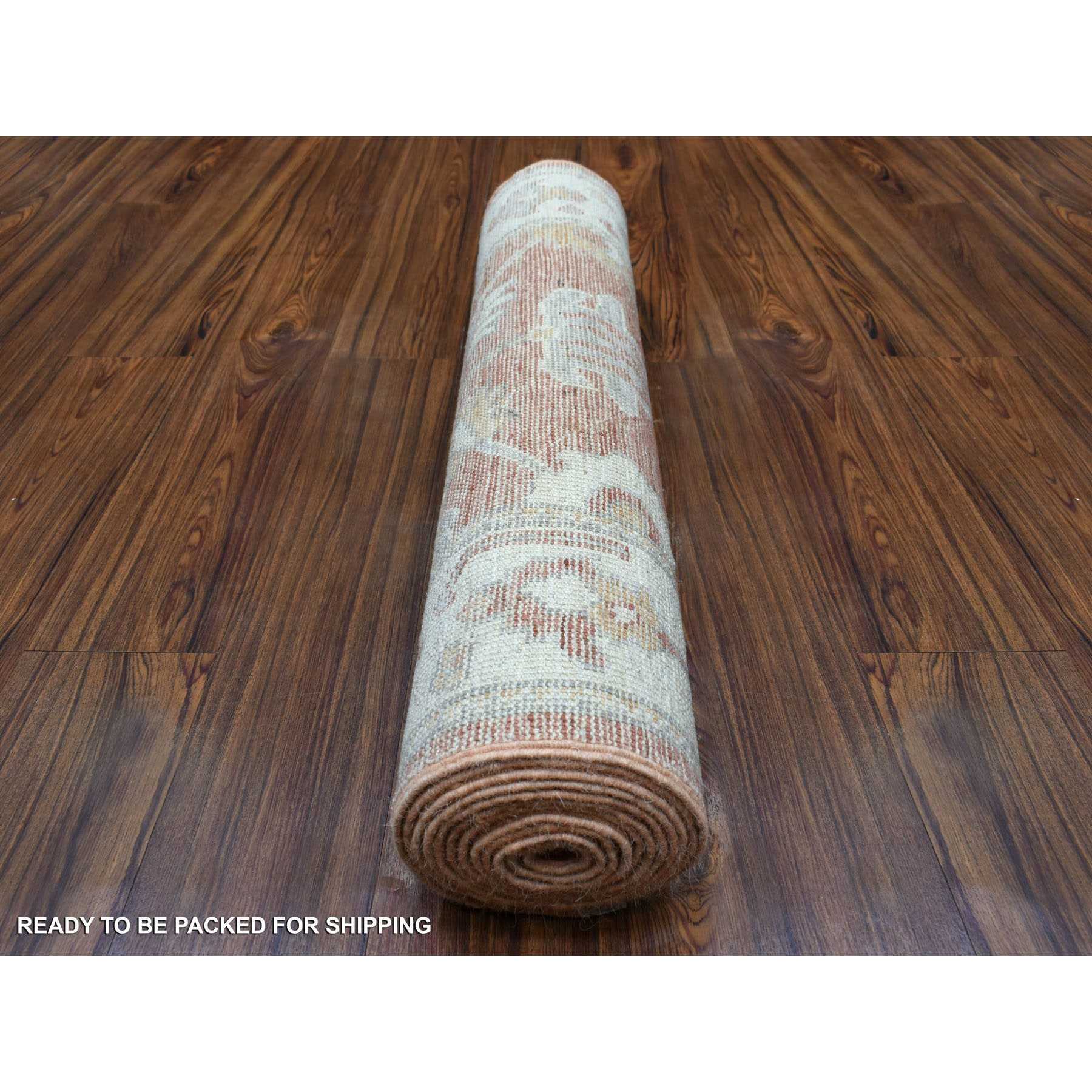 Oushak-And-Peshawar-Hand-Knotted-Rug-346955
