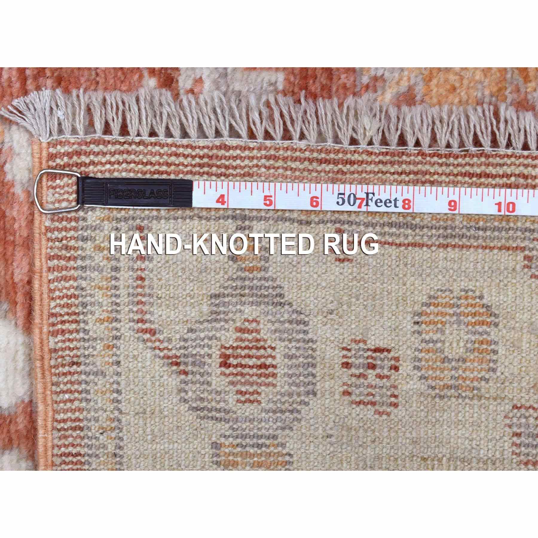 Oushak-And-Peshawar-Hand-Knotted-Rug-346955