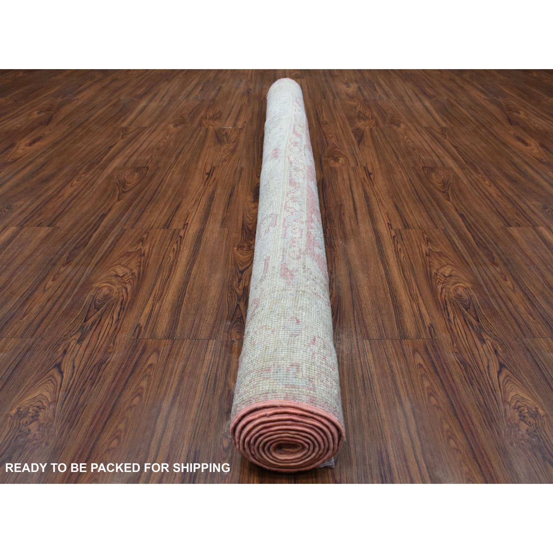 Oushak-And-Peshawar-Hand-Knotted-Rug-347060