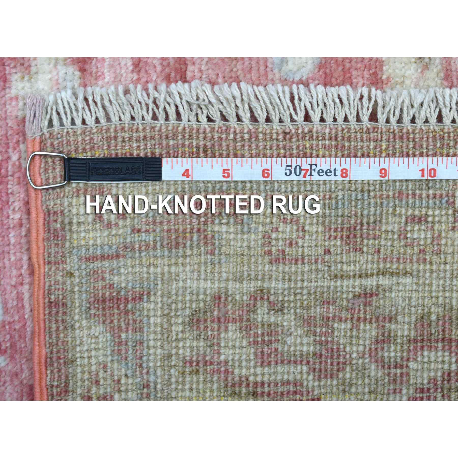 Oushak-And-Peshawar-Hand-Knotted-Rug-347060