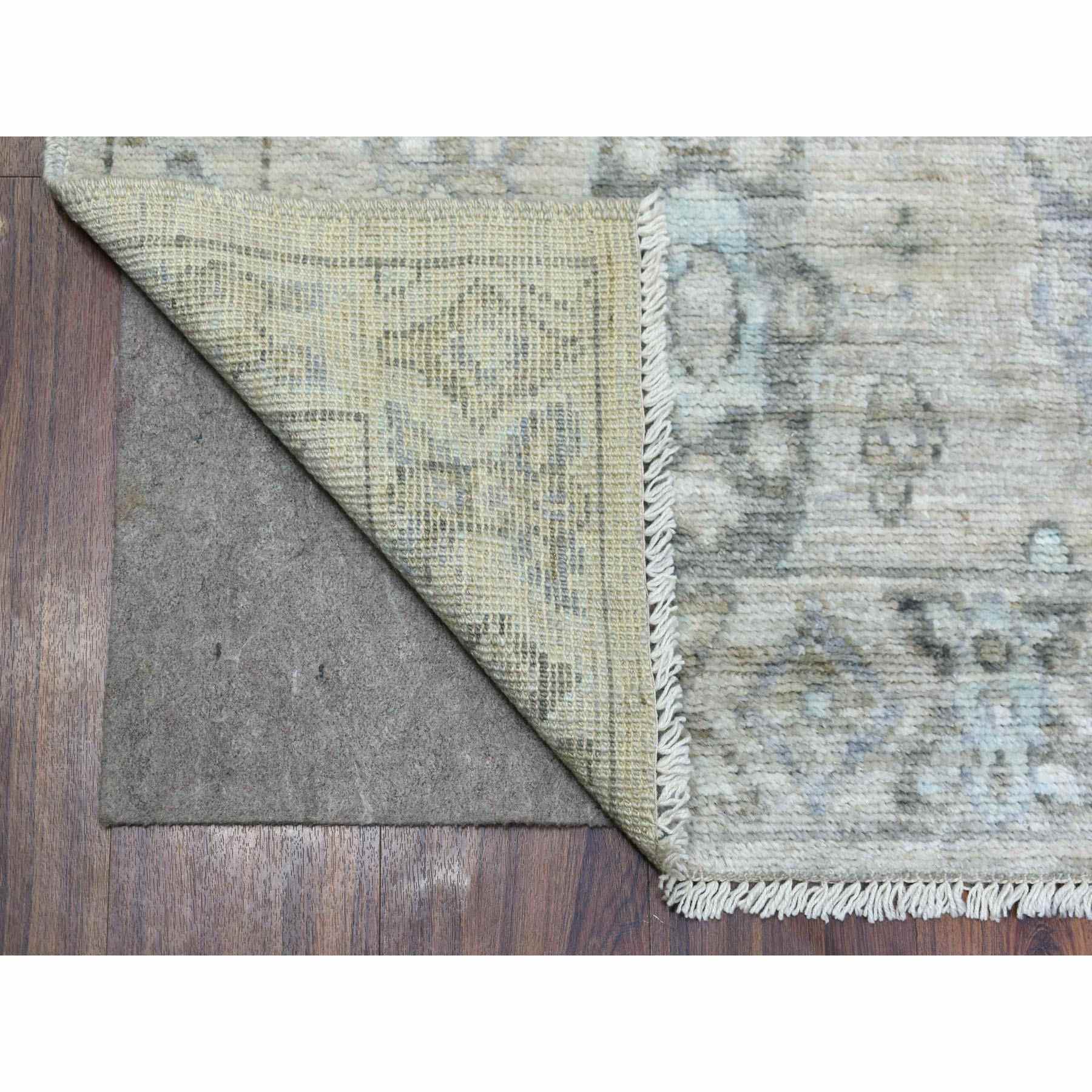 Oushak-And-Peshawar-Hand-Knotted-Rug-347640