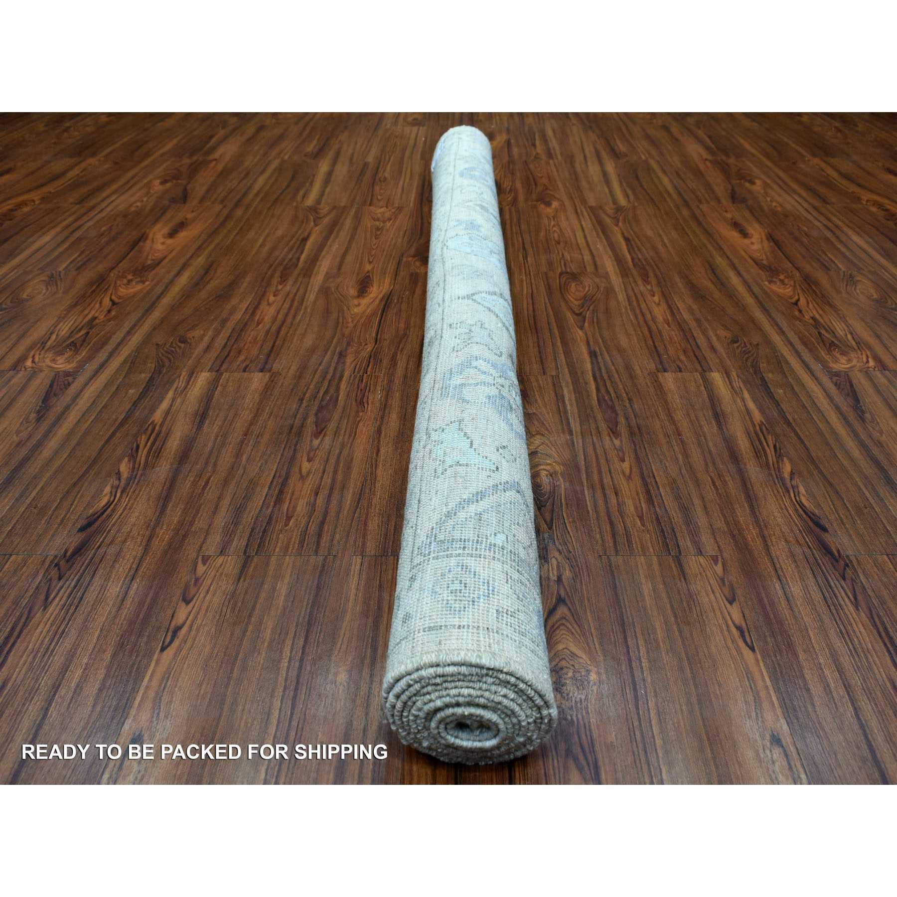 Oushak-And-Peshawar-Hand-Knotted-Rug-347640